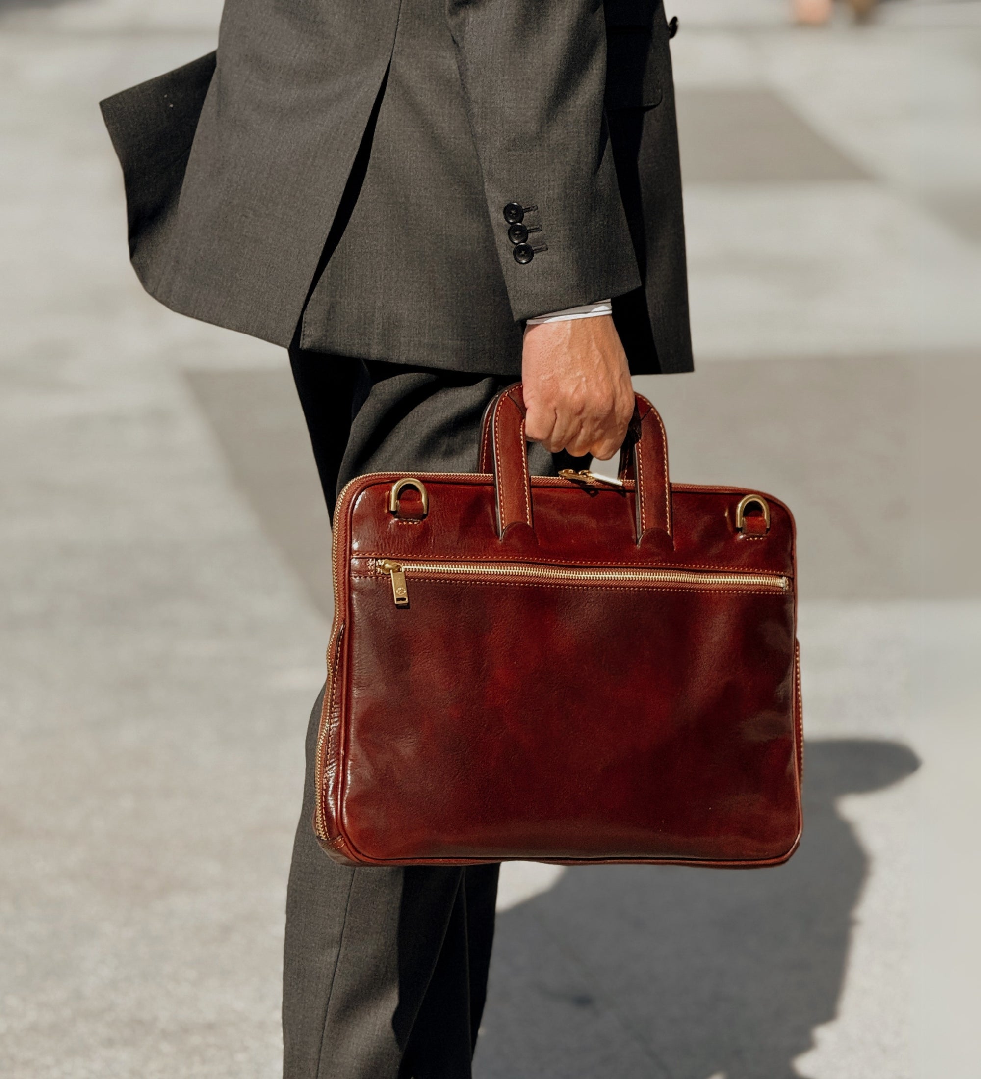 Bolso para portátil/maletín de cuero: Brave New World