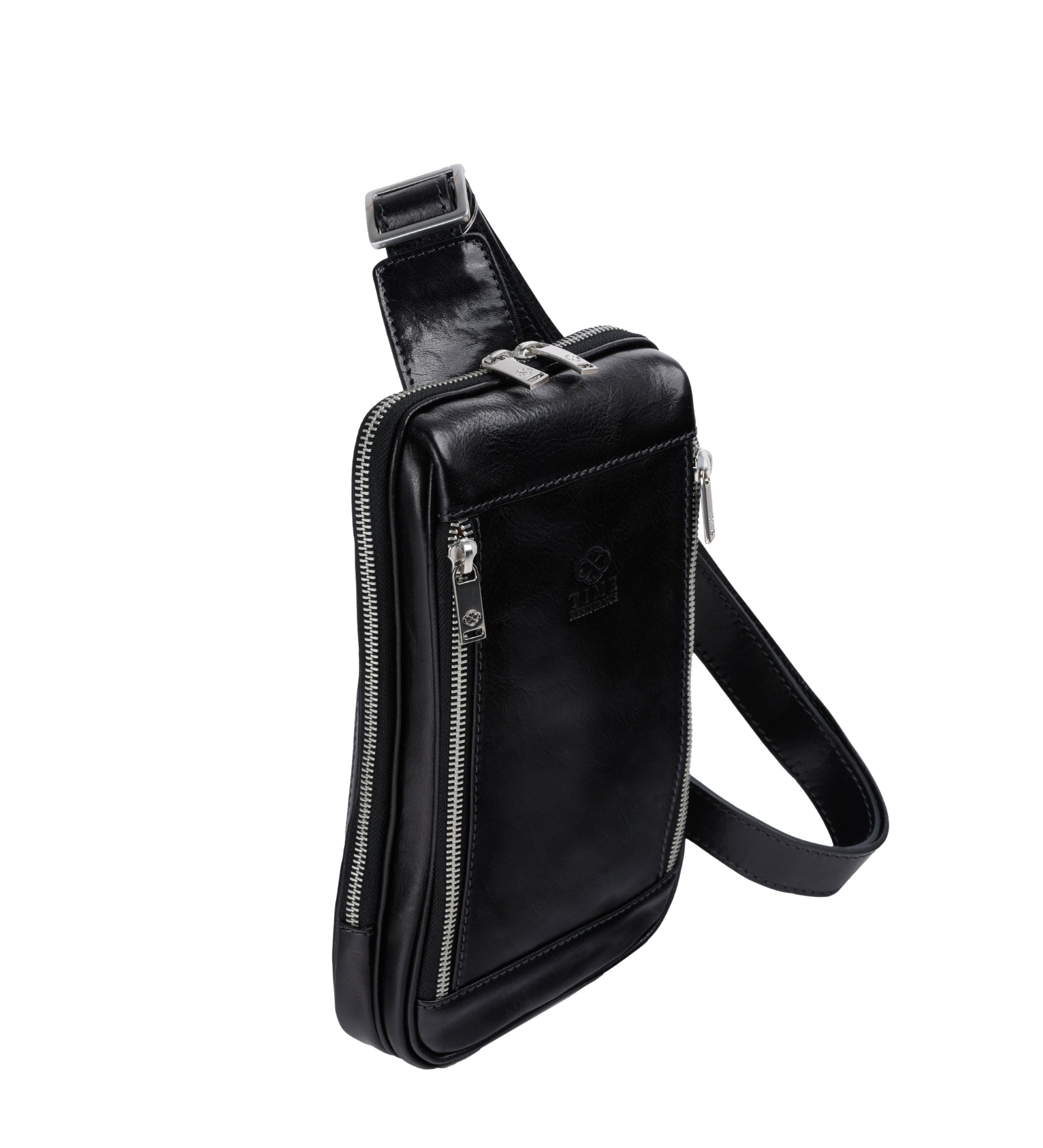 Riñonera cruzada/sling bag de cuero: Kim