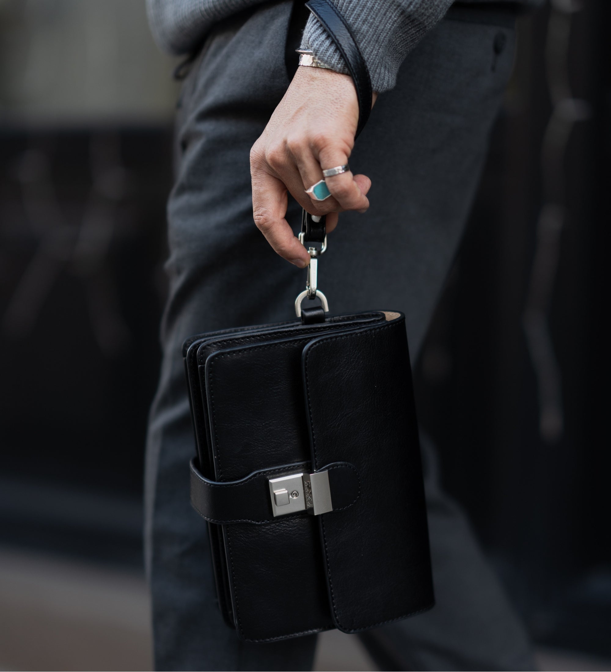 Bolso/cartera de mano de cuero: The Maltese Falcon