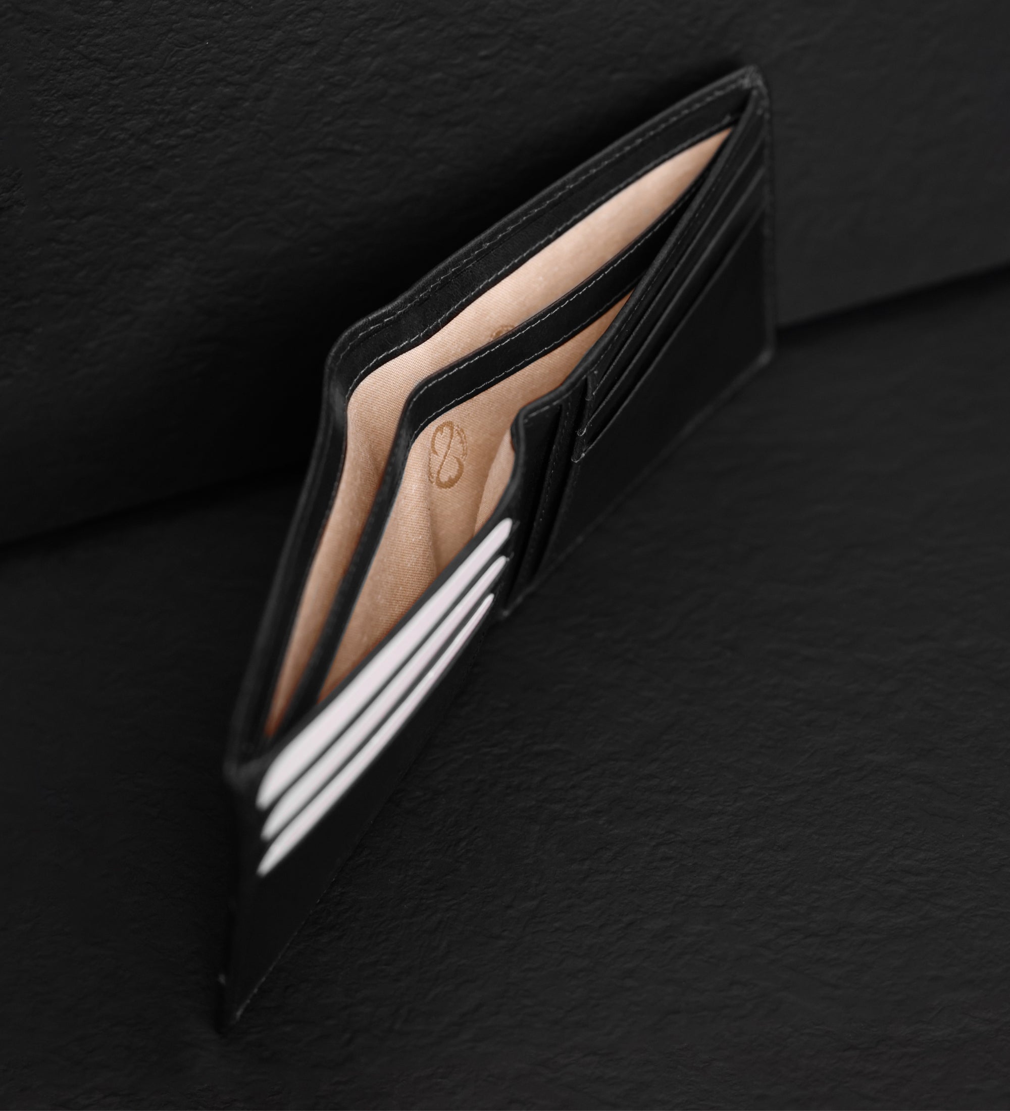 Cartera de cuero de doble compartimento: The Getaway