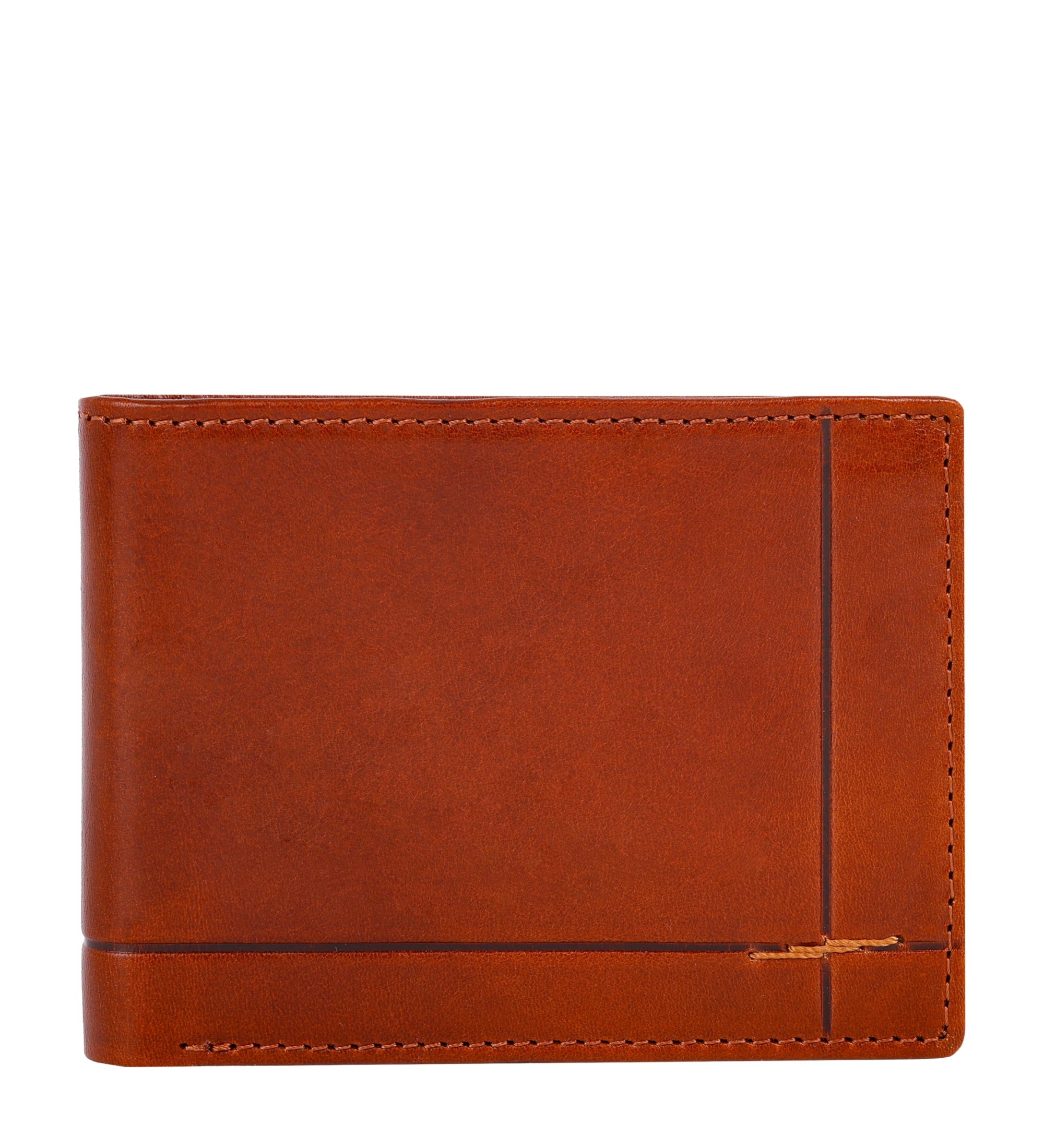 Cartera de cuero de doble compartimento: The Getaway