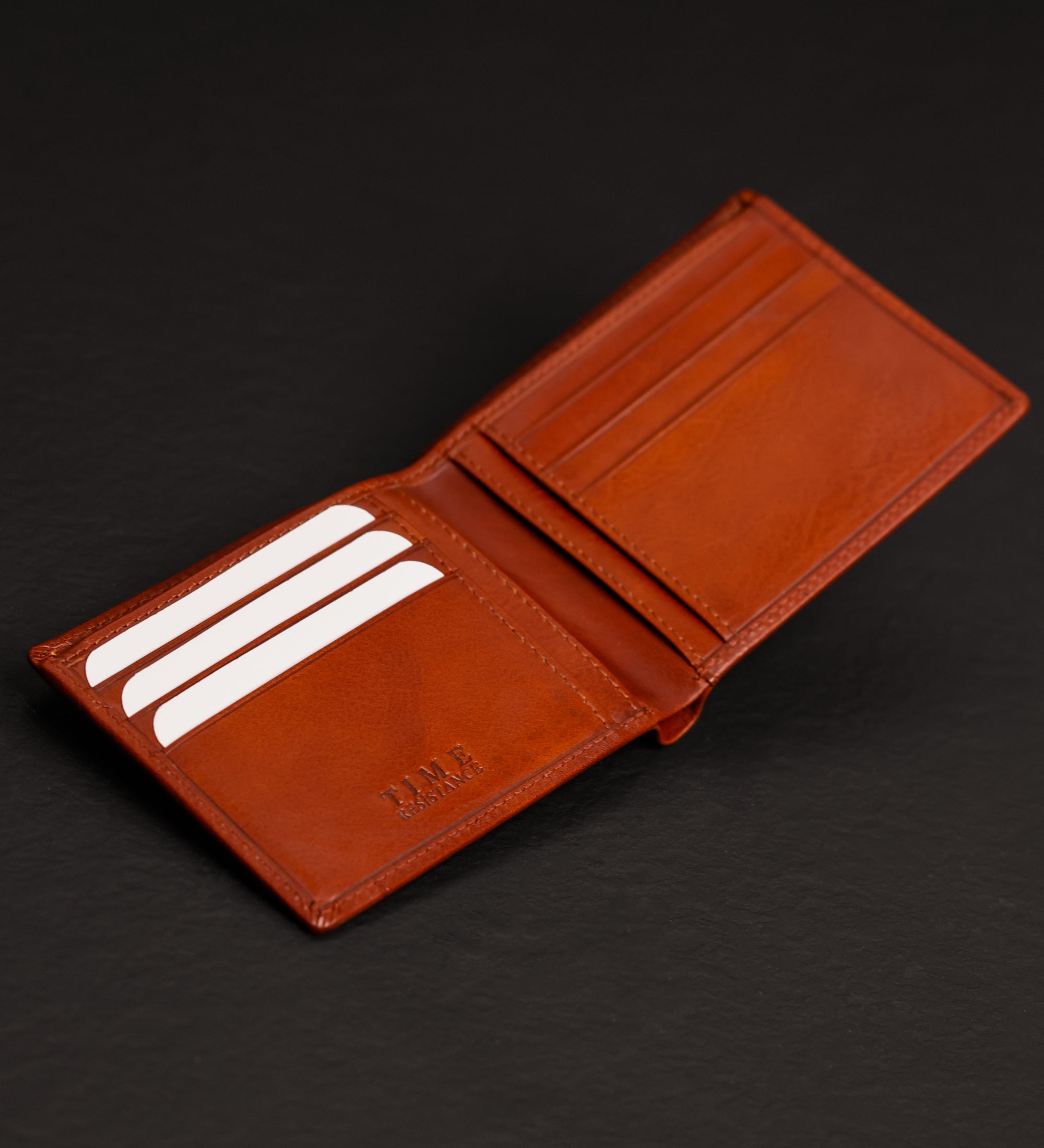 Cartera de cuero de doble compartimento: The Getaway