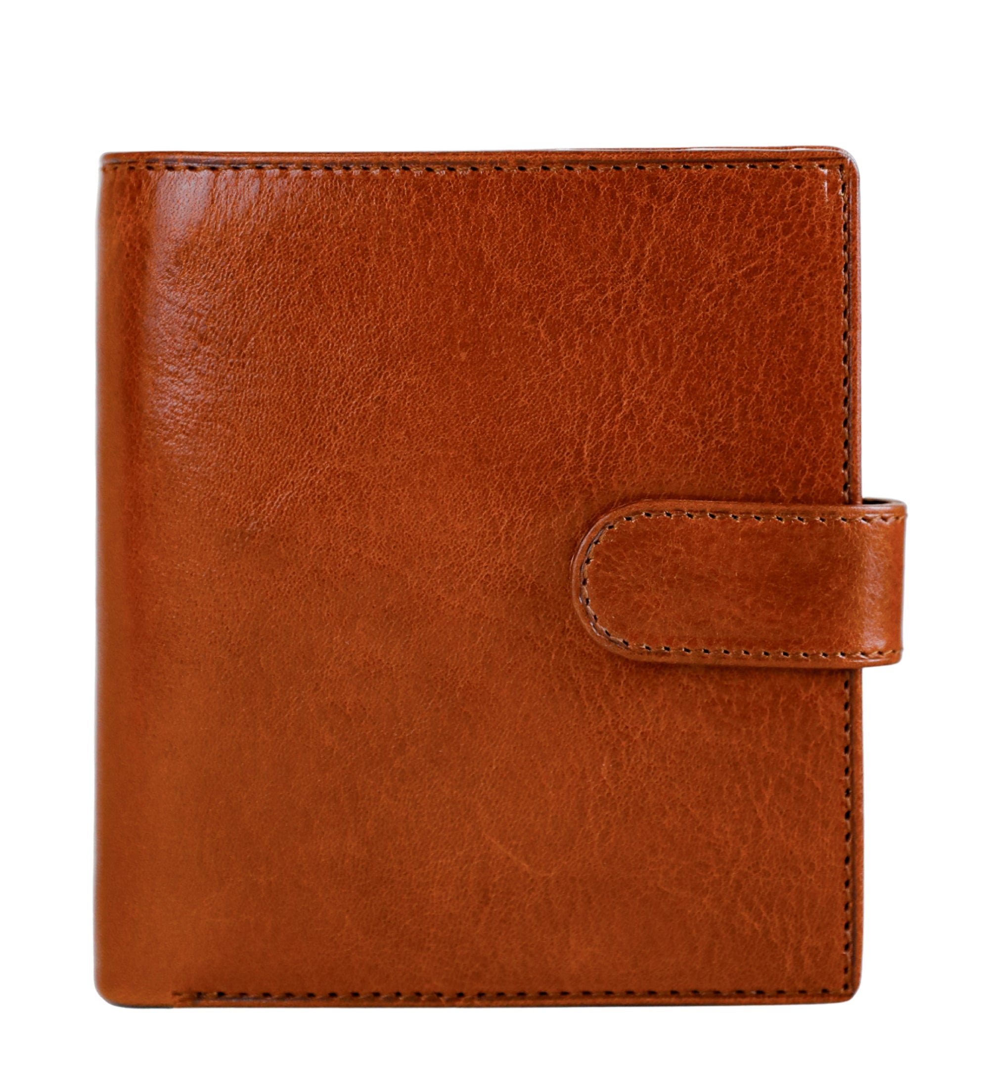 Cartera de cuero de doble compartimento y cierre a presión: Ironweed