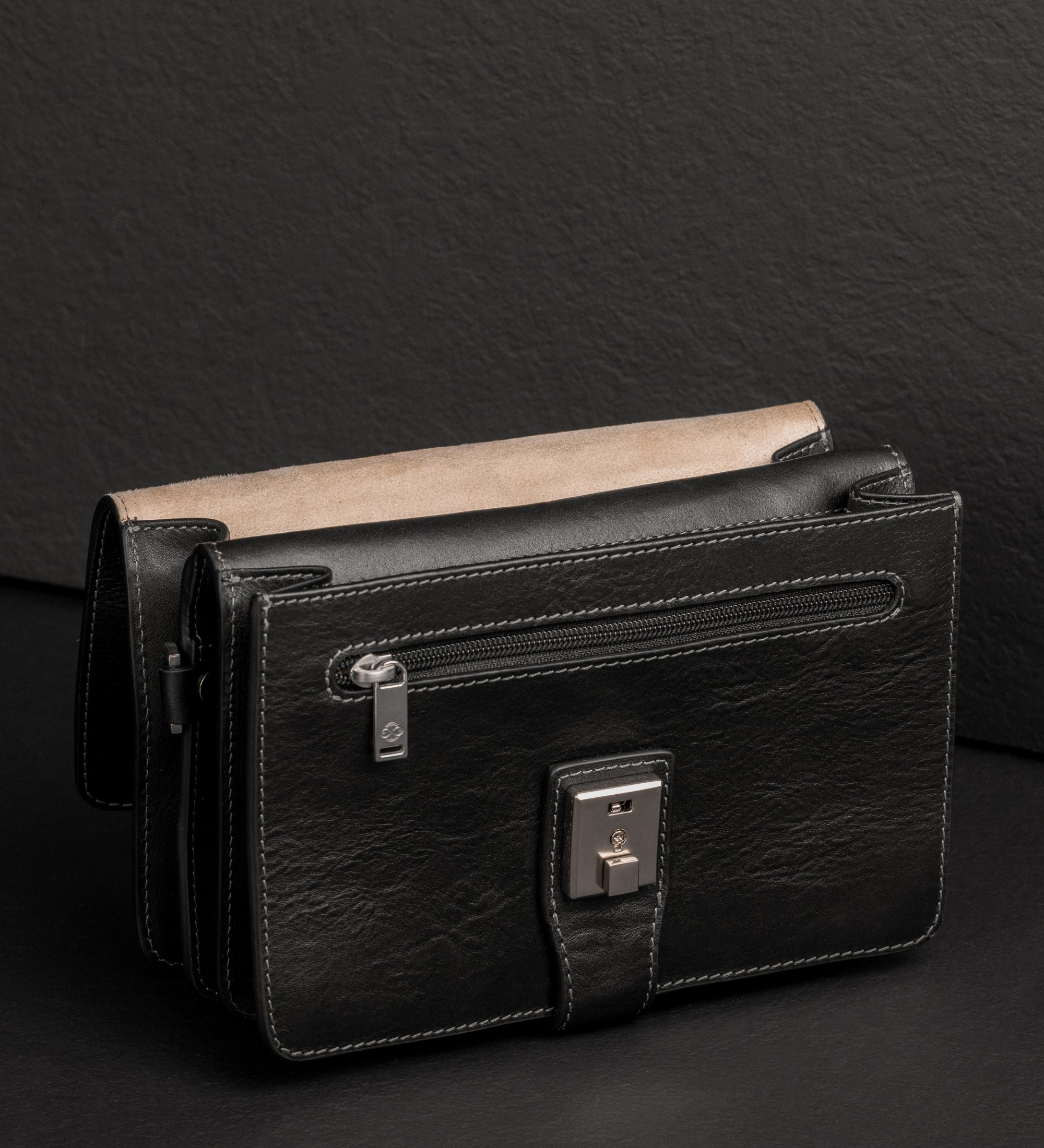 Bolso/cartera de mano de cuero: The Maltese Falcon