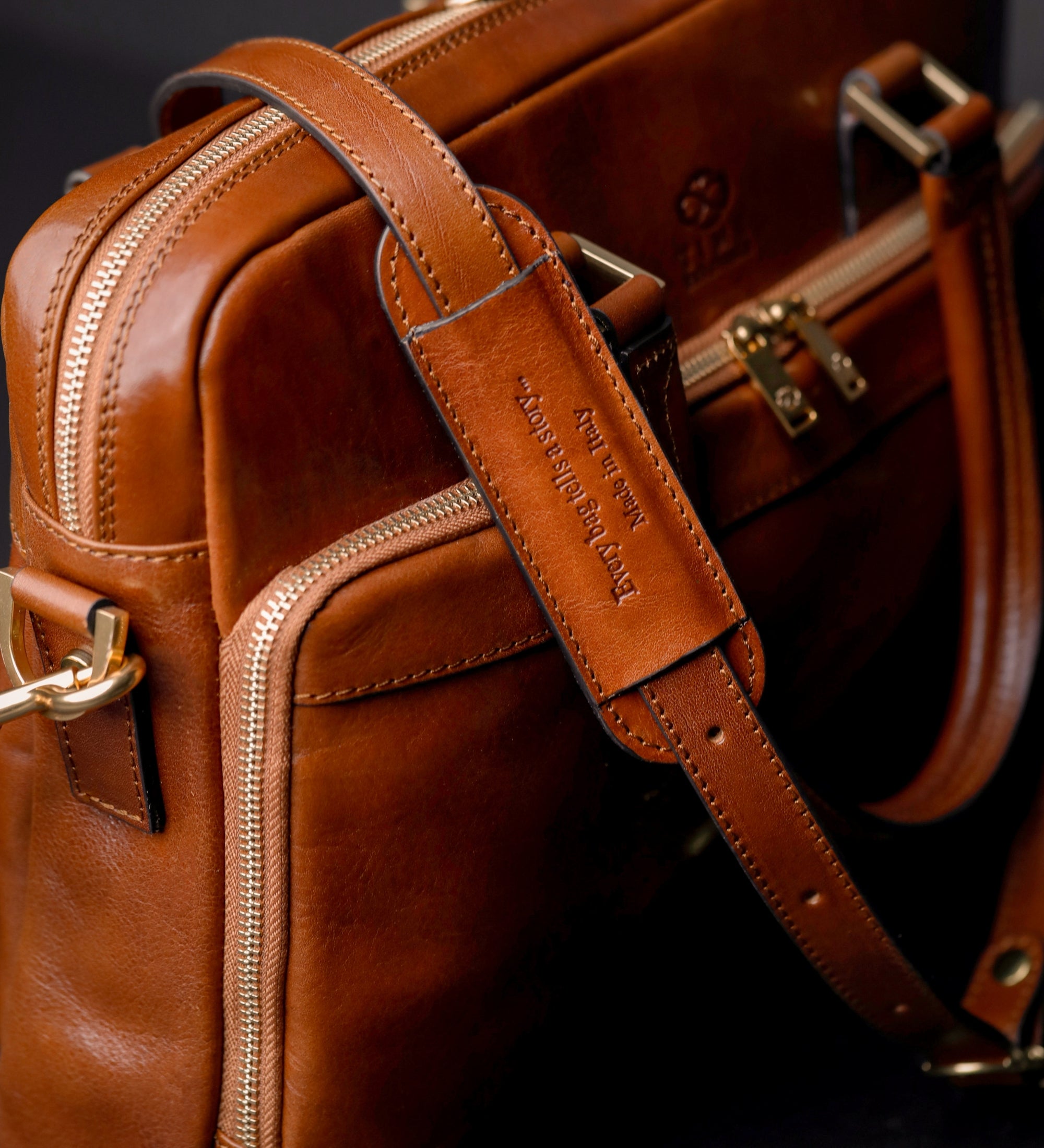 Bolso para portátil/maletín de cuero: Orlando