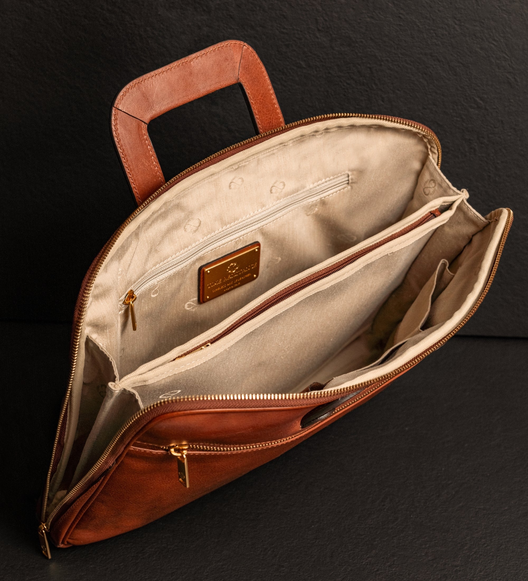 Bolso para portátil/maletín de cuero para mujer: Brave New World