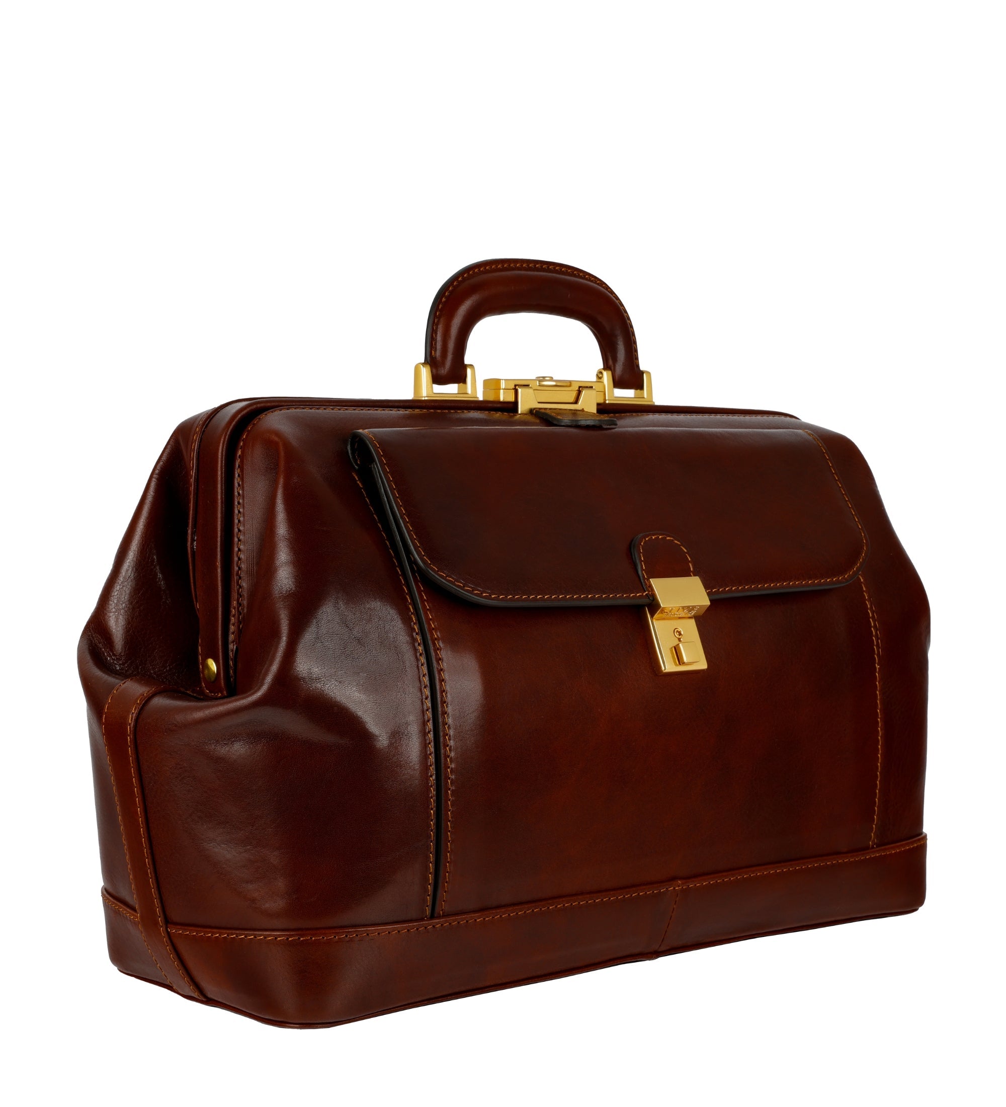 Bolso de médico de cuero italiano grande para mujer: Hamlet