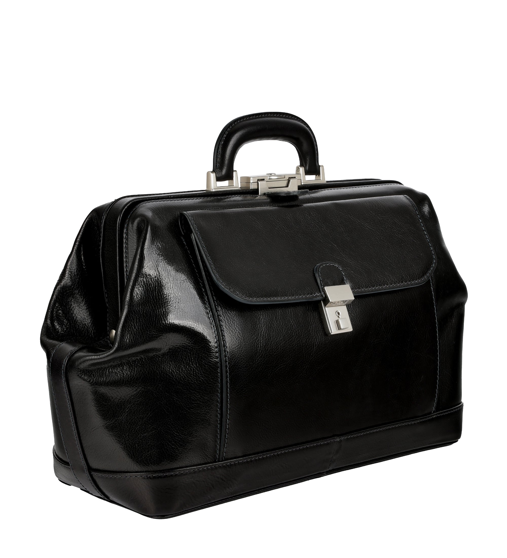 Bolso de médico de cuero italiano grande para mujer: Hamlet