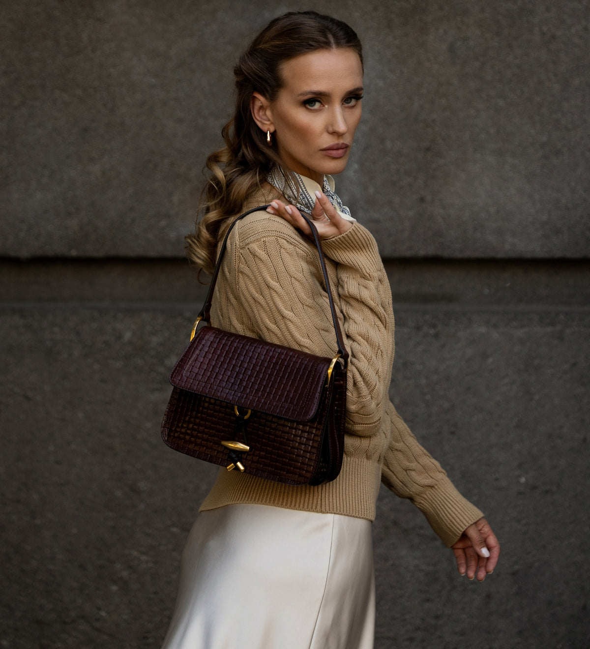Bolso de cuero con solapa para mujer: Possession