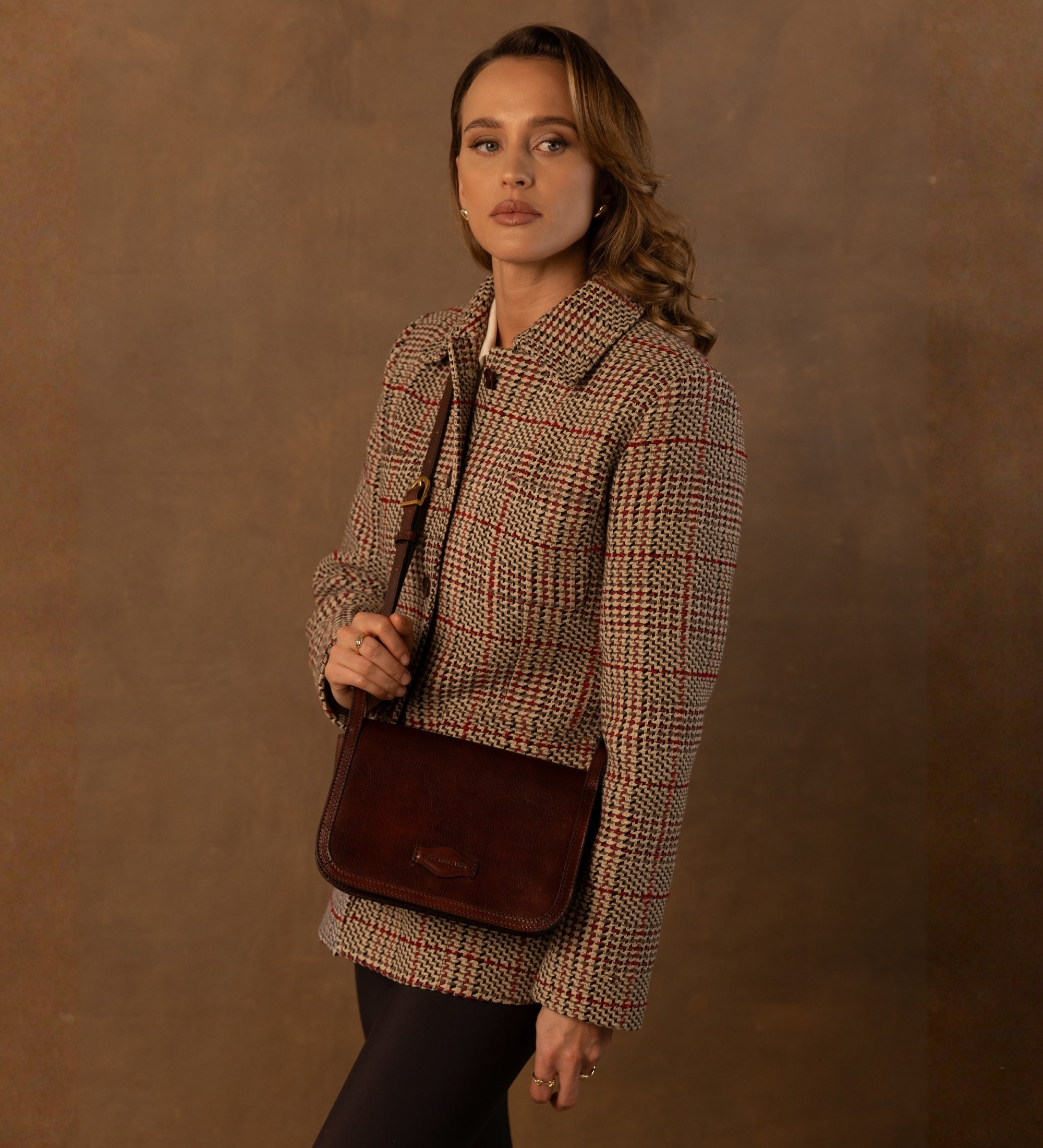 Bolso bandolera de cuero para mujer: Il Piacere