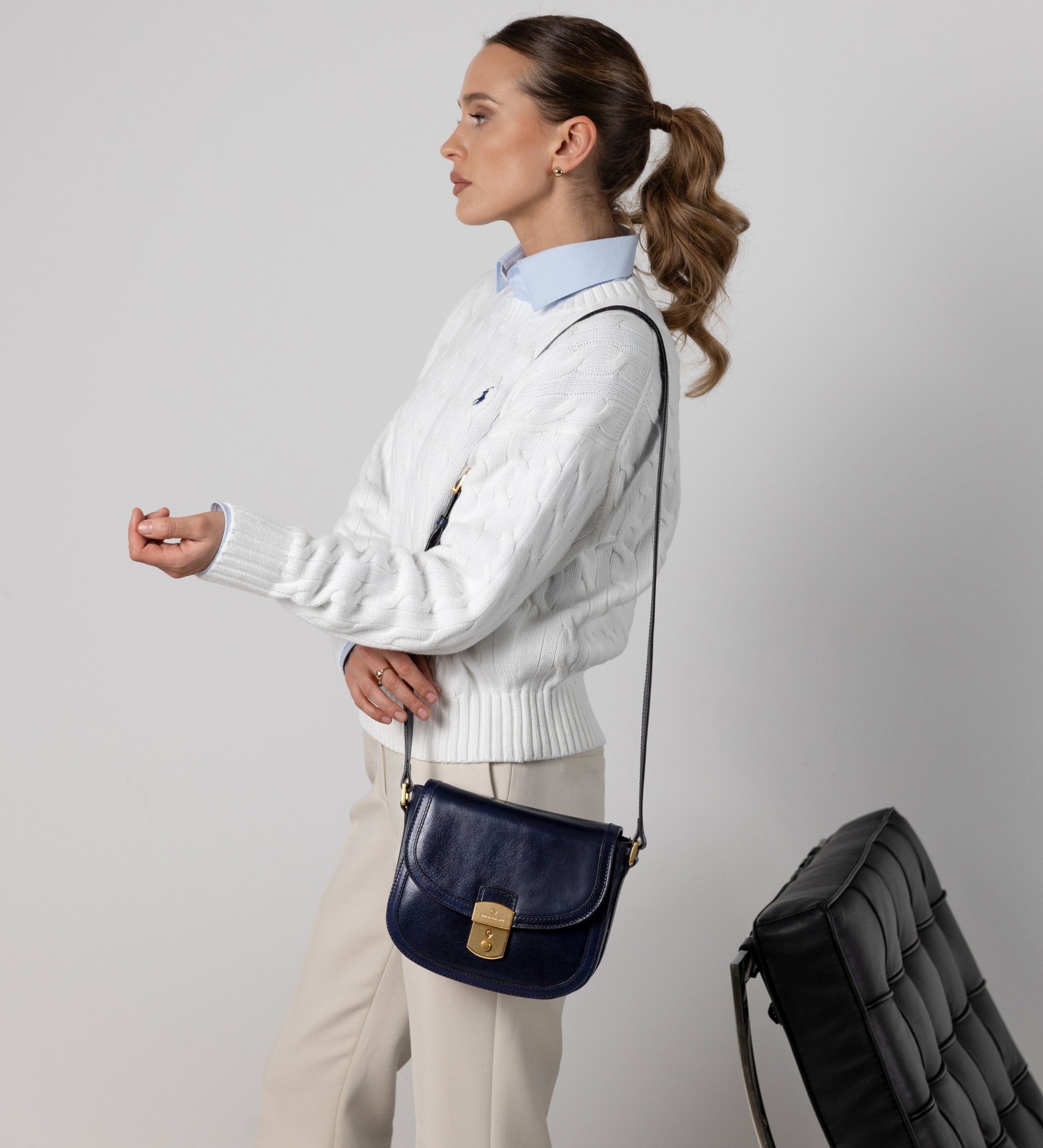 Bolso saddle de cuero para mujer: Secrets