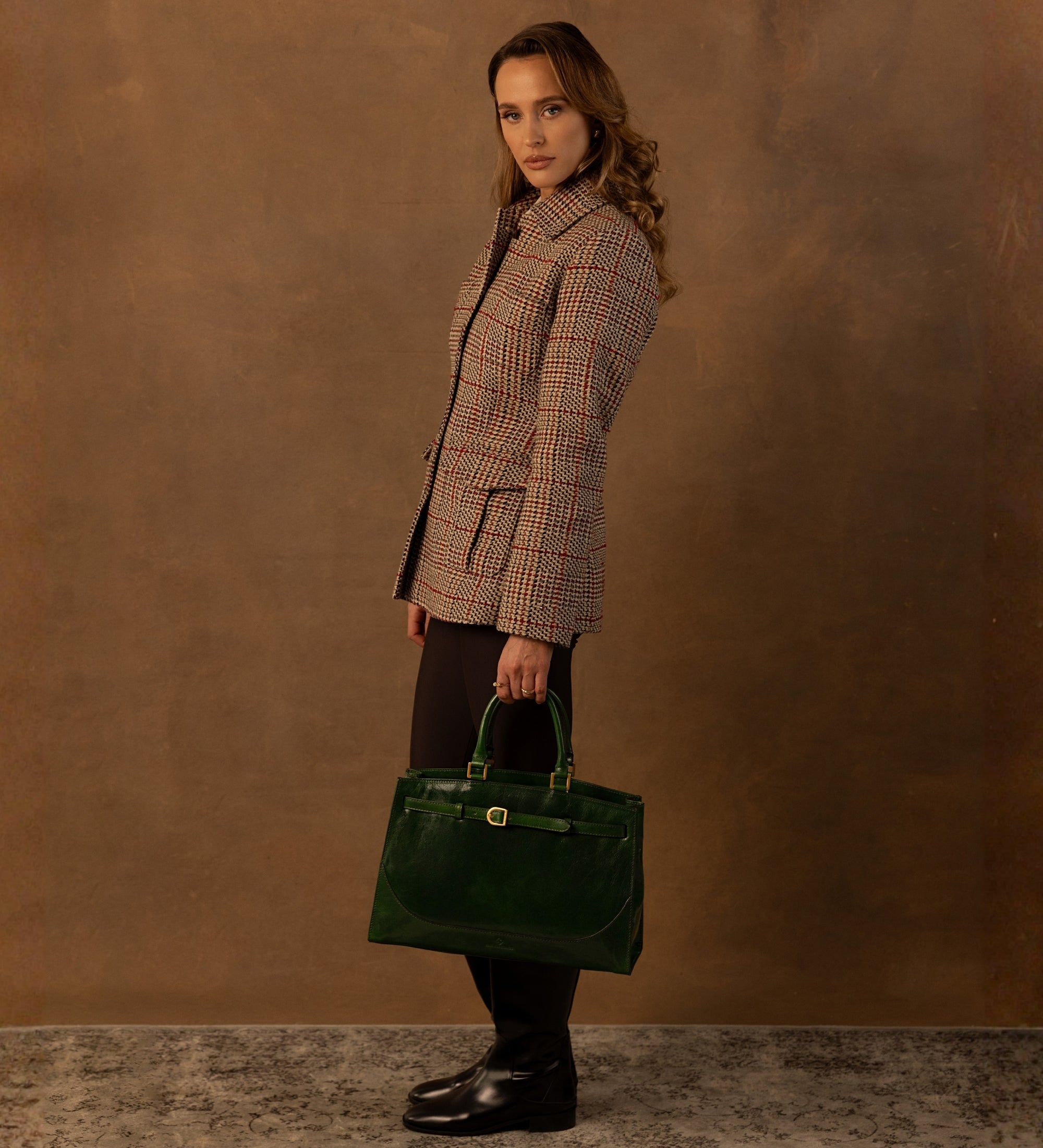 Bolso de mano de cuero para mujer: Shirley