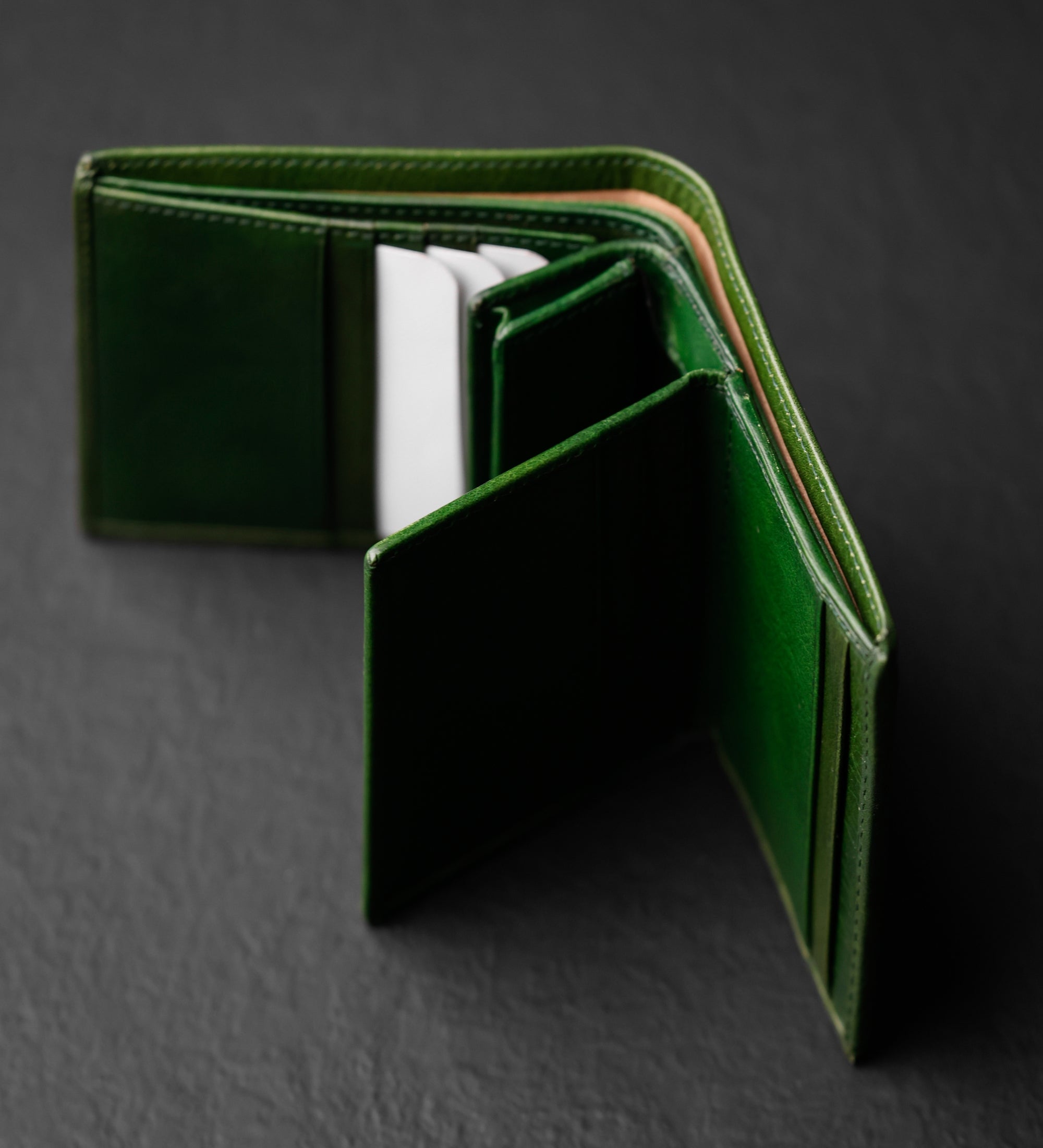 Cartera de cuero de doble compartimento: Daniel