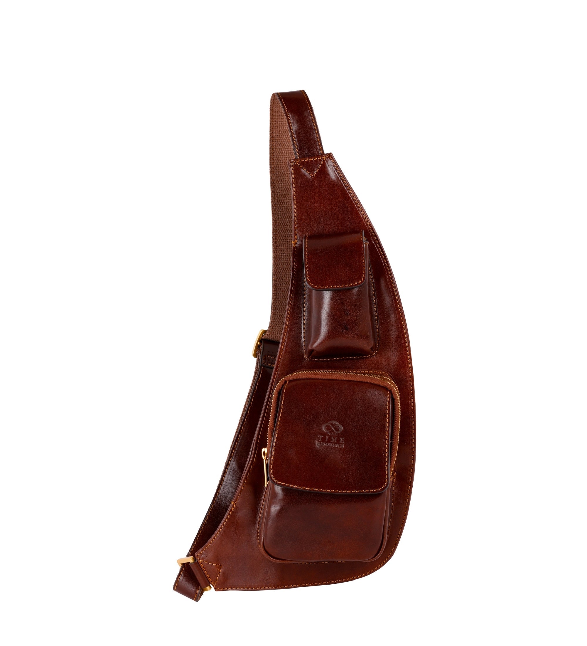 Bolso bandolera/sling bag de cuero: The Monk