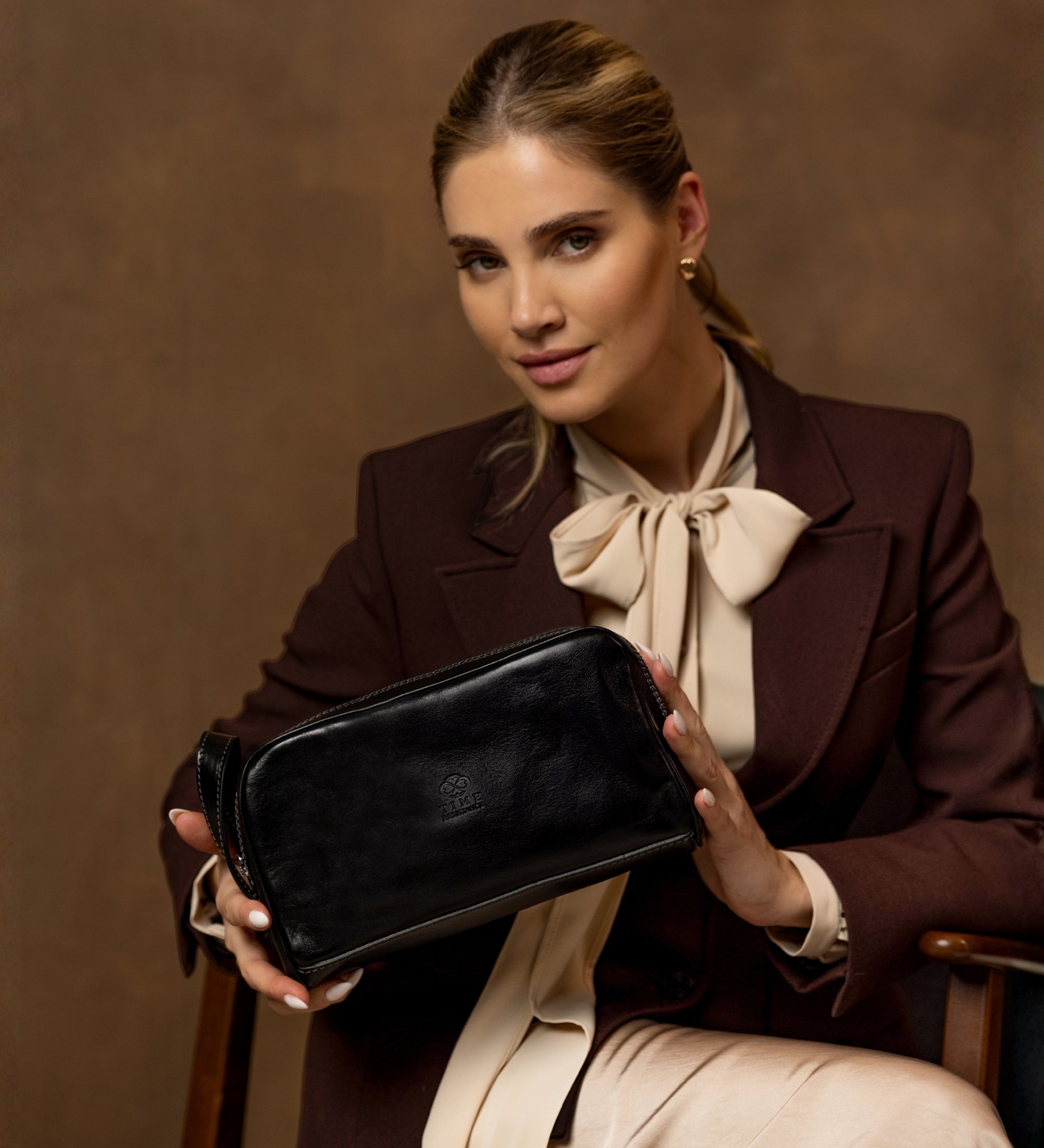 Neceser de hombre/bolsa para cosméticos de cuero para mujer: All the Kings Men