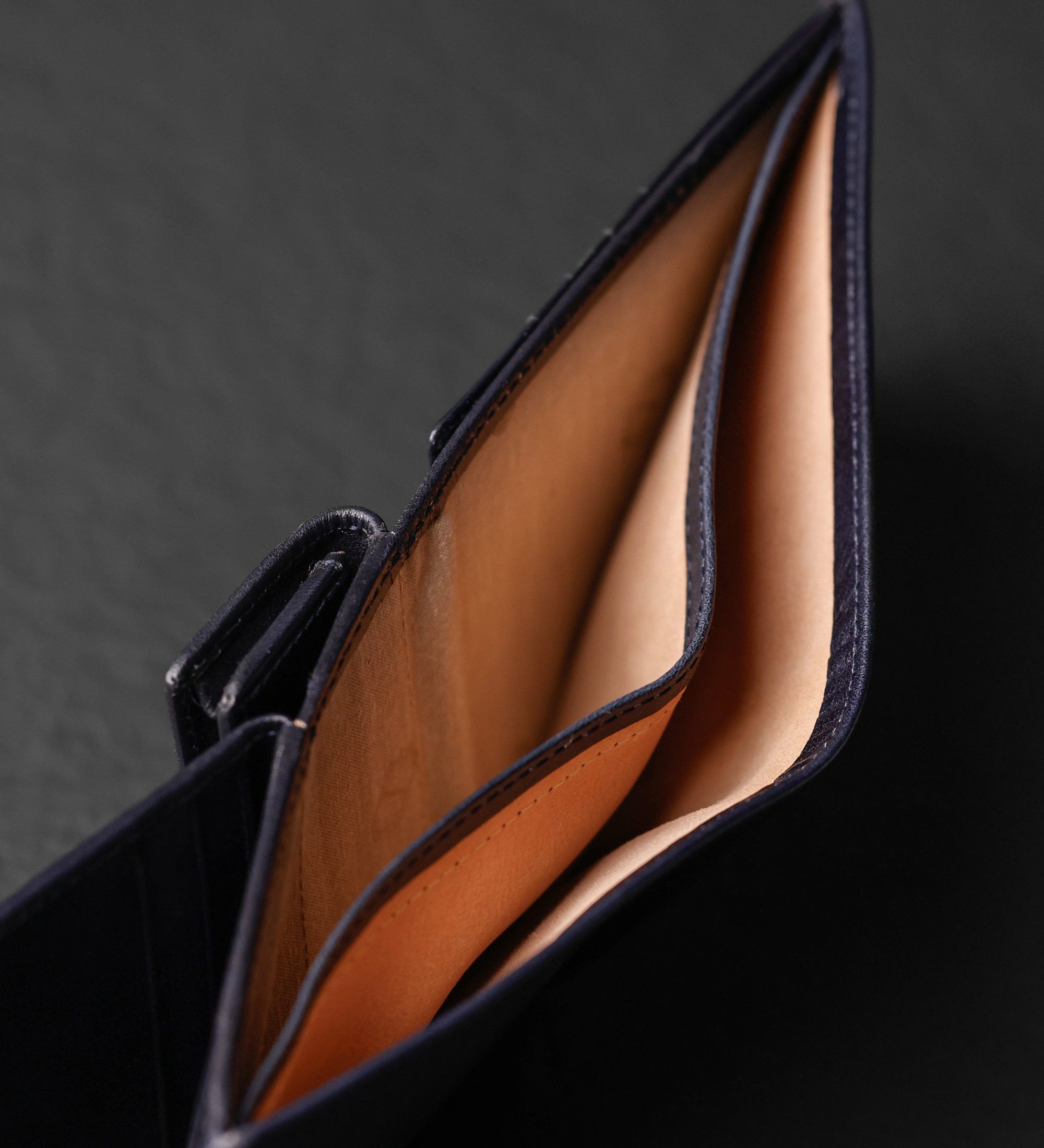 Cartera de cuero de doble compartimento: Daniel