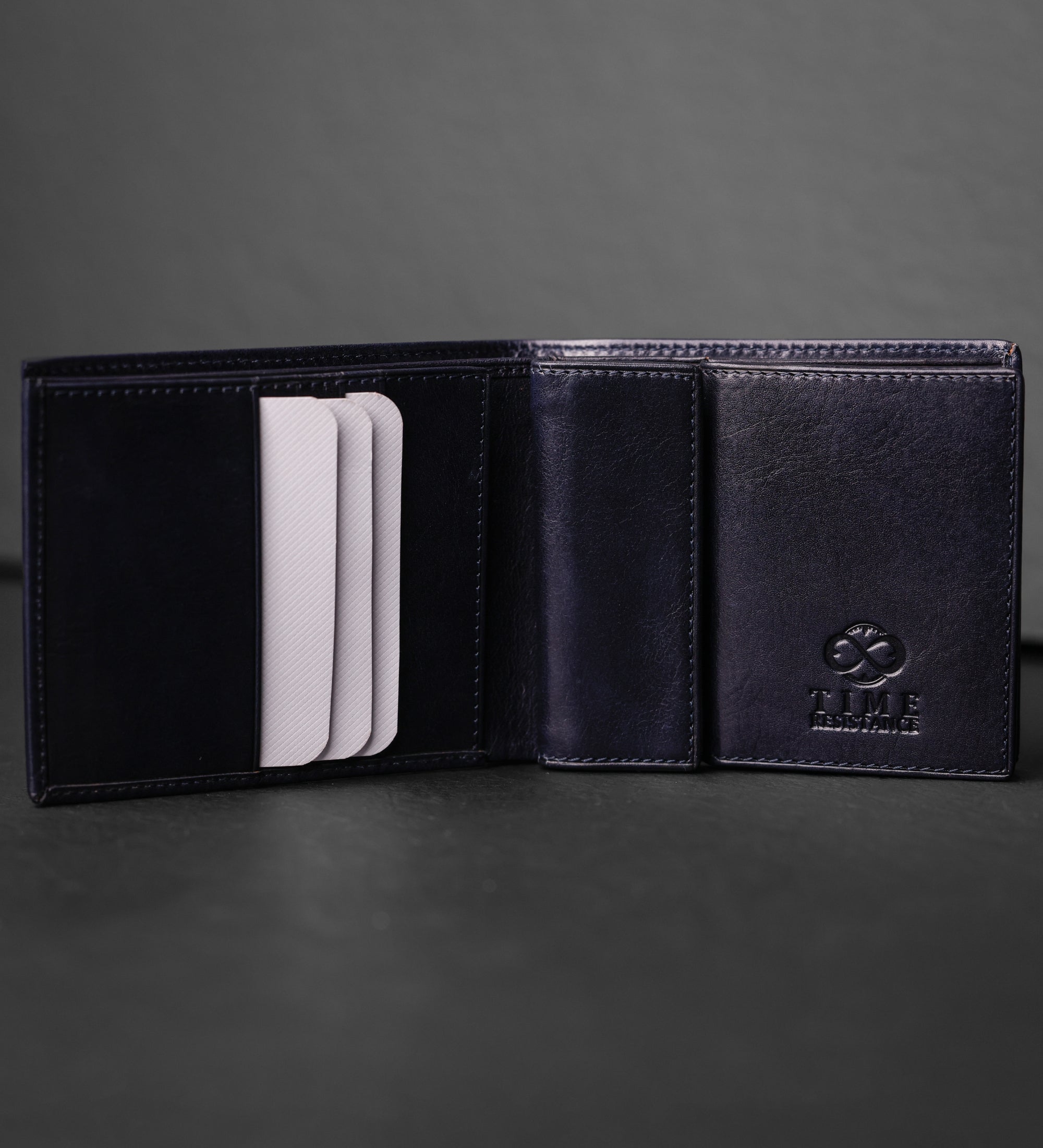 Cartera de cuero de doble compartimento: Daniel
