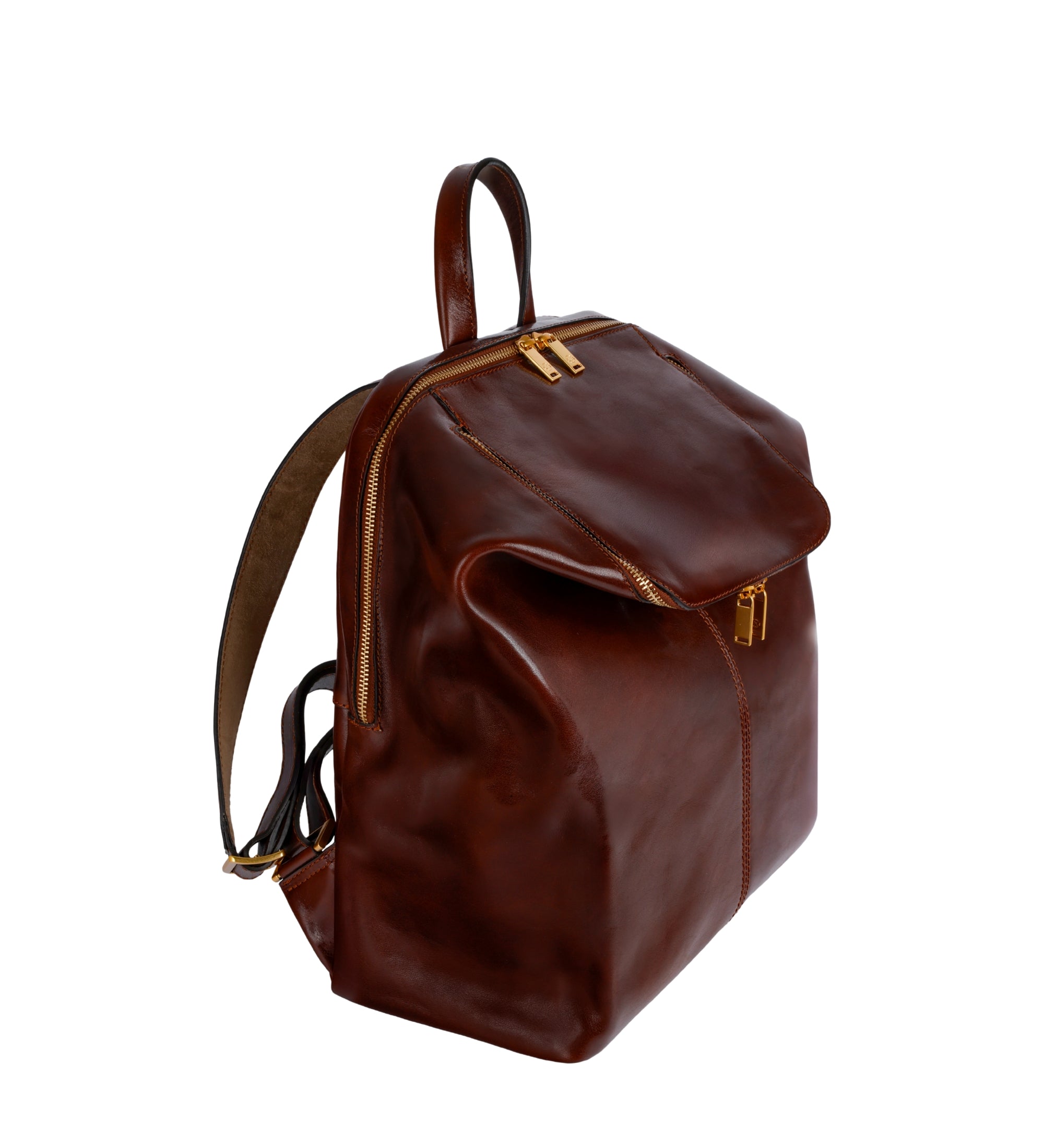 Mochila de cuero para mujer: A Bend in the River