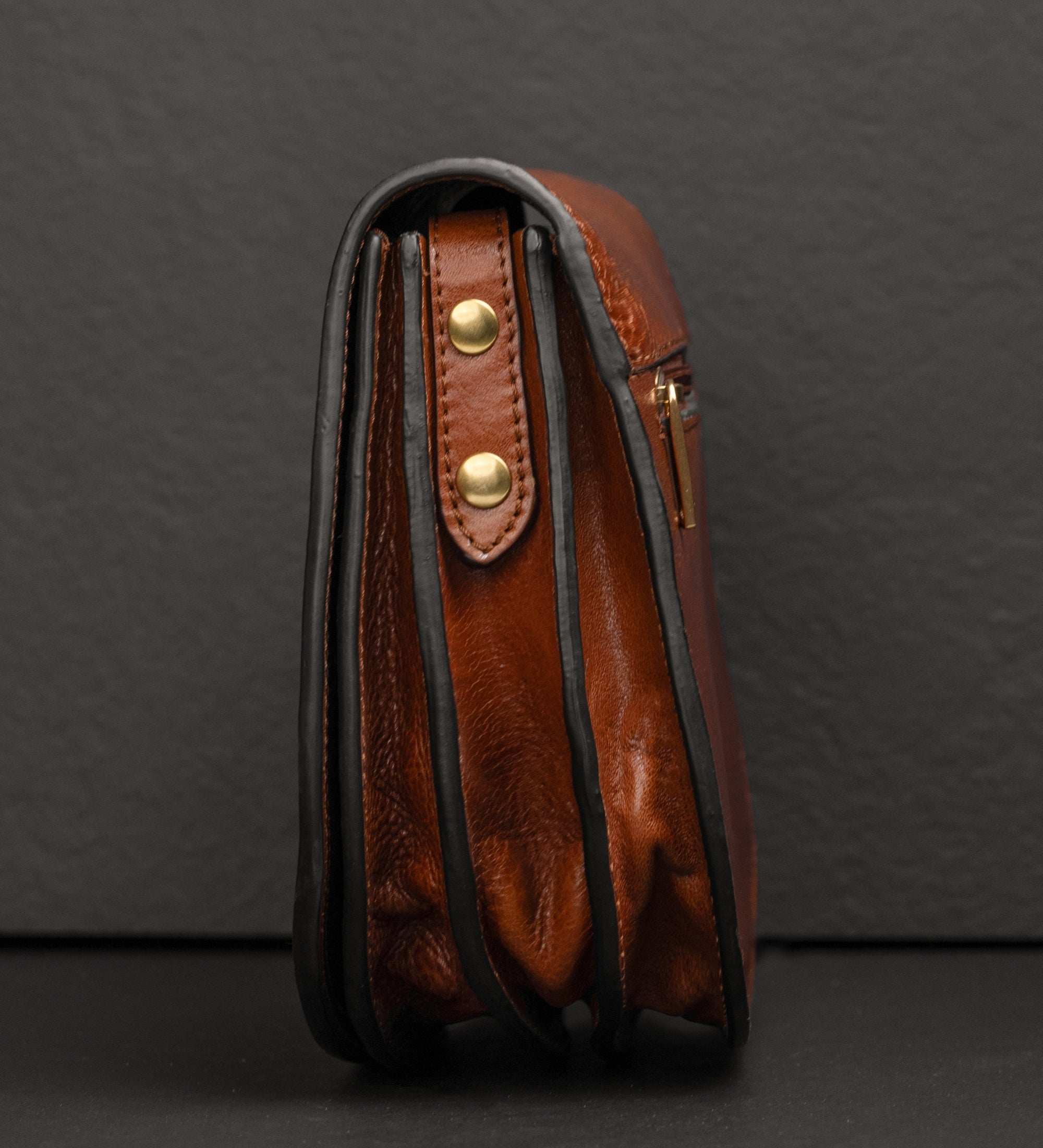 Bolso bandolera saddle de cuero para mujer: Moonfleet