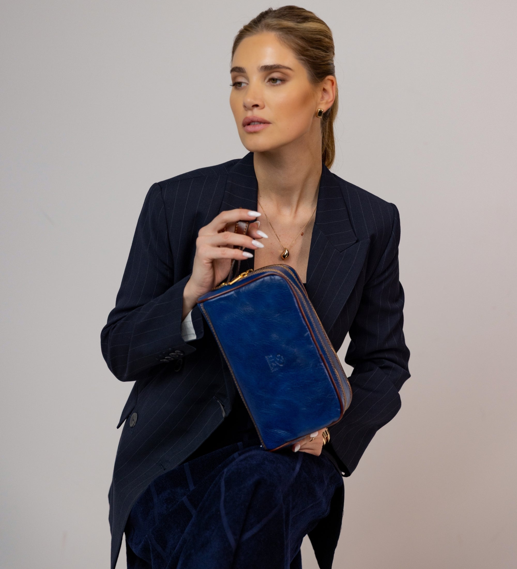 Neceser de hombre/bolsa para cosméticos de cuero para mujer: All the Kings Men