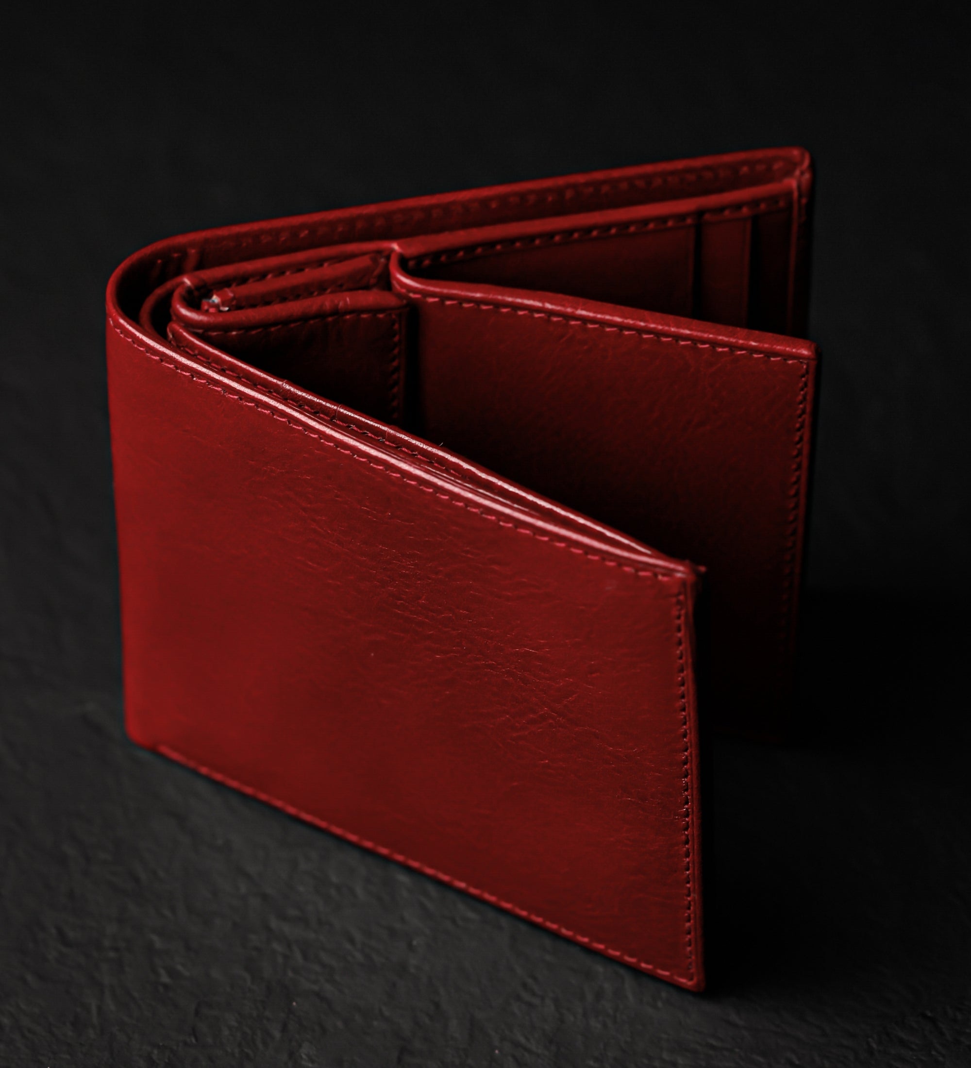 Cartera de cuero de doble compartimento: Daniel