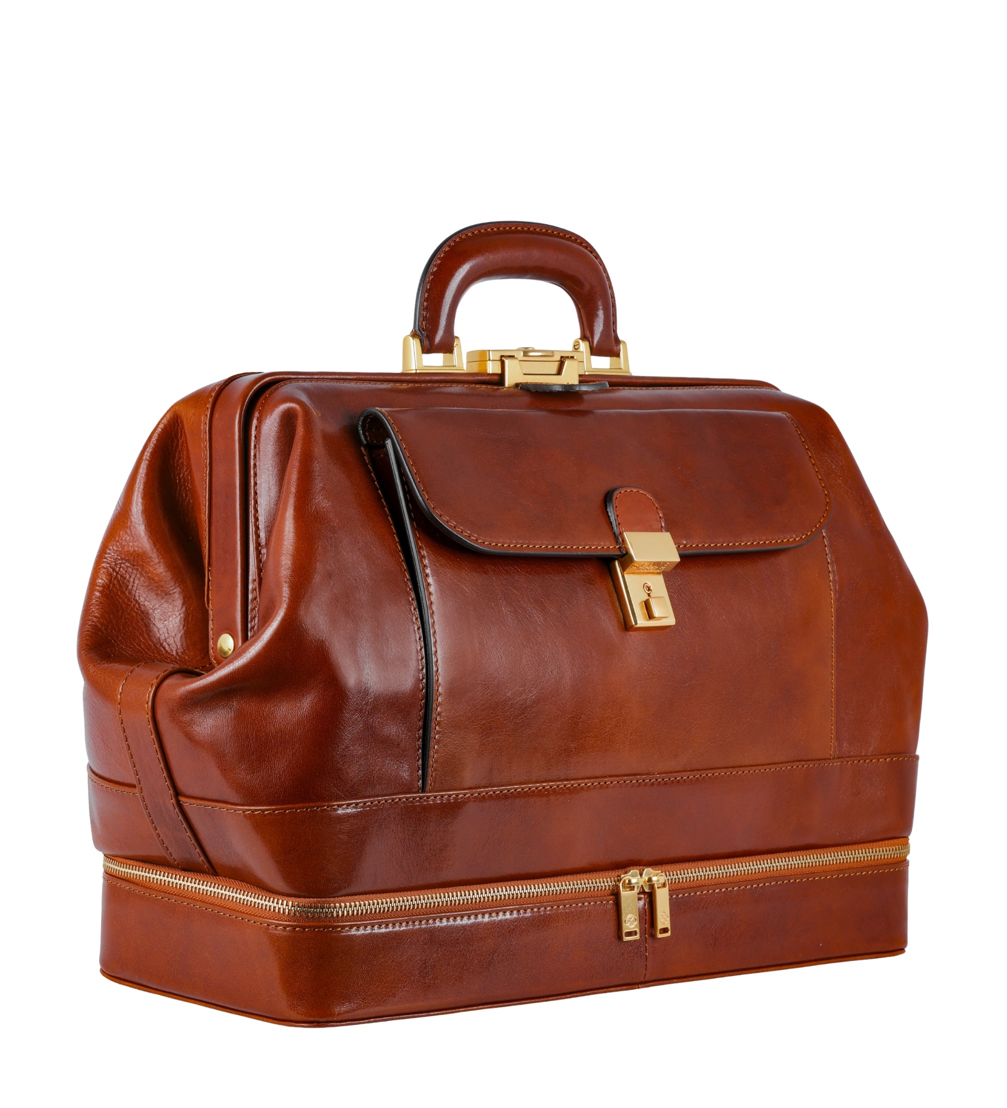 Bolso de médico de cuero italiano grande para mujer: The Master and Margarita