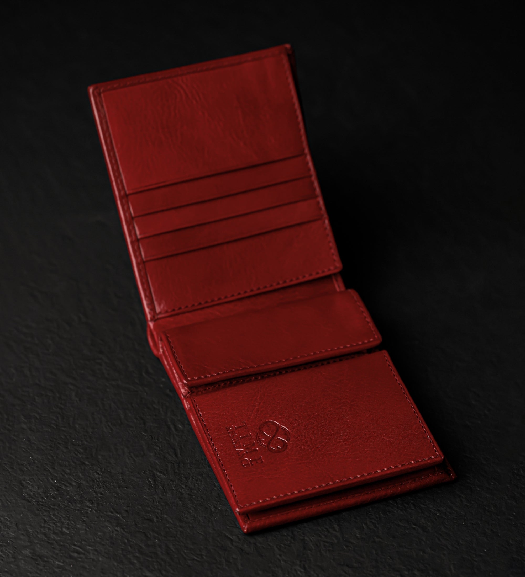 Cartera de cuero de doble compartimento: Daniel