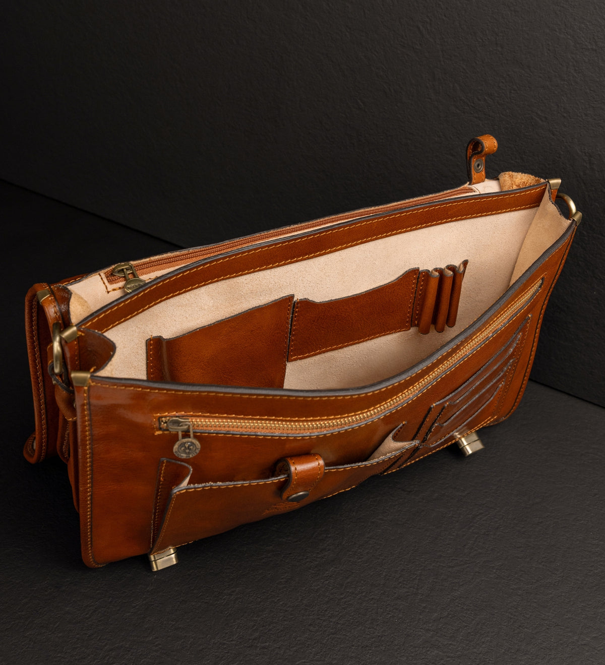 Bolso para portátil/maletín de cuero: Illusions