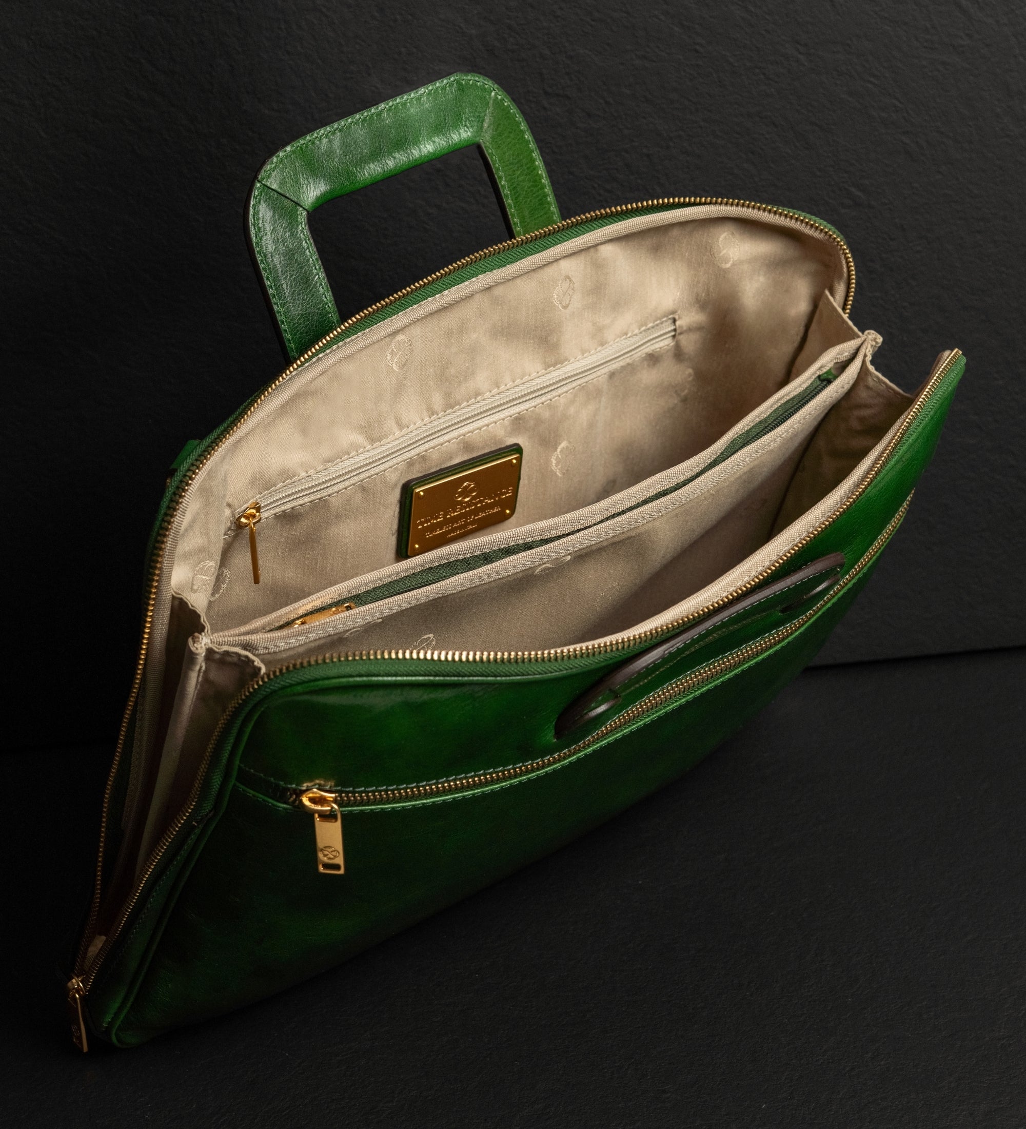 Bolso para portátil/maletín de cuero para mujer: Brave New World