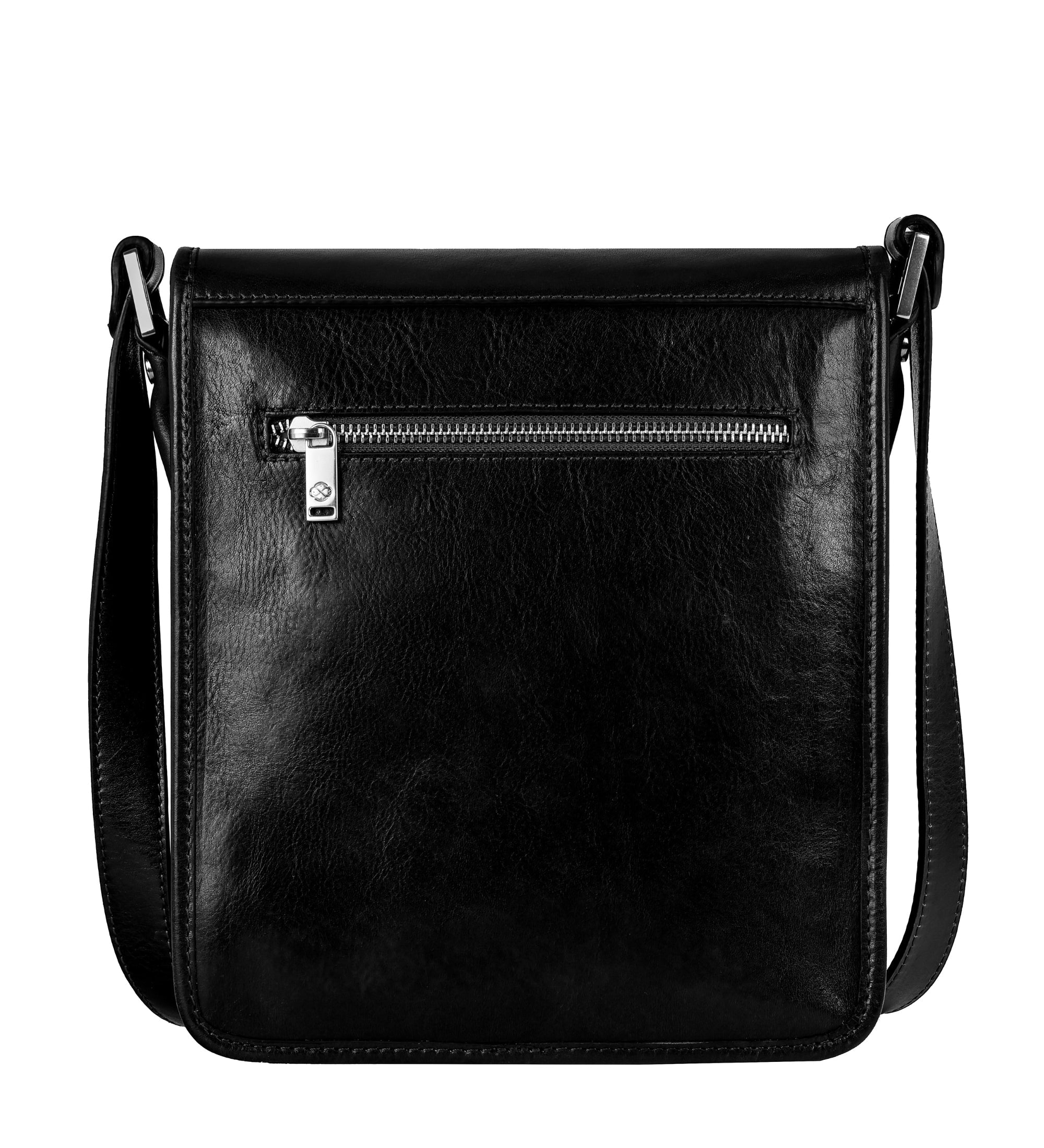 Bolso bandolera de cuero pequeño: On The Road