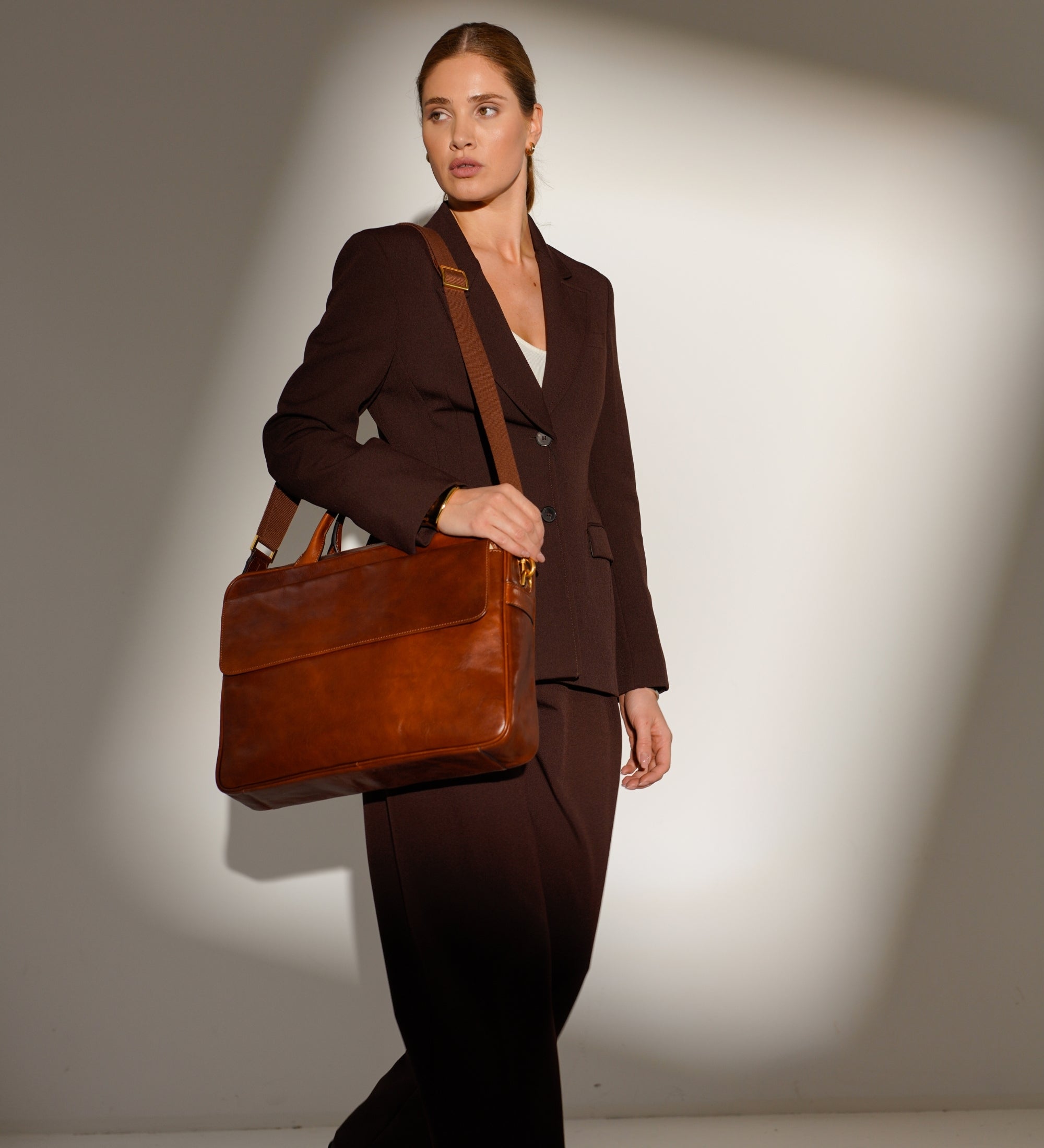 Bolso para portátil/maletín de cuero para mujer: The Sheltering Sky