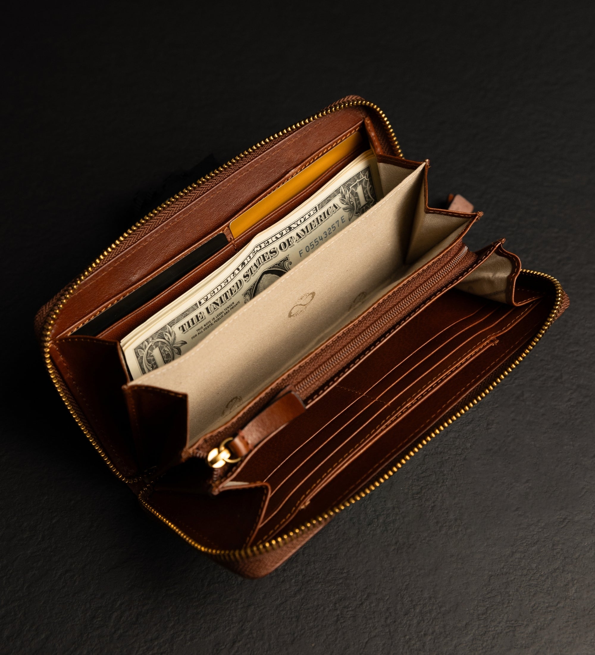 Cartera Continental de Cuero para Mujer - Excellent Women