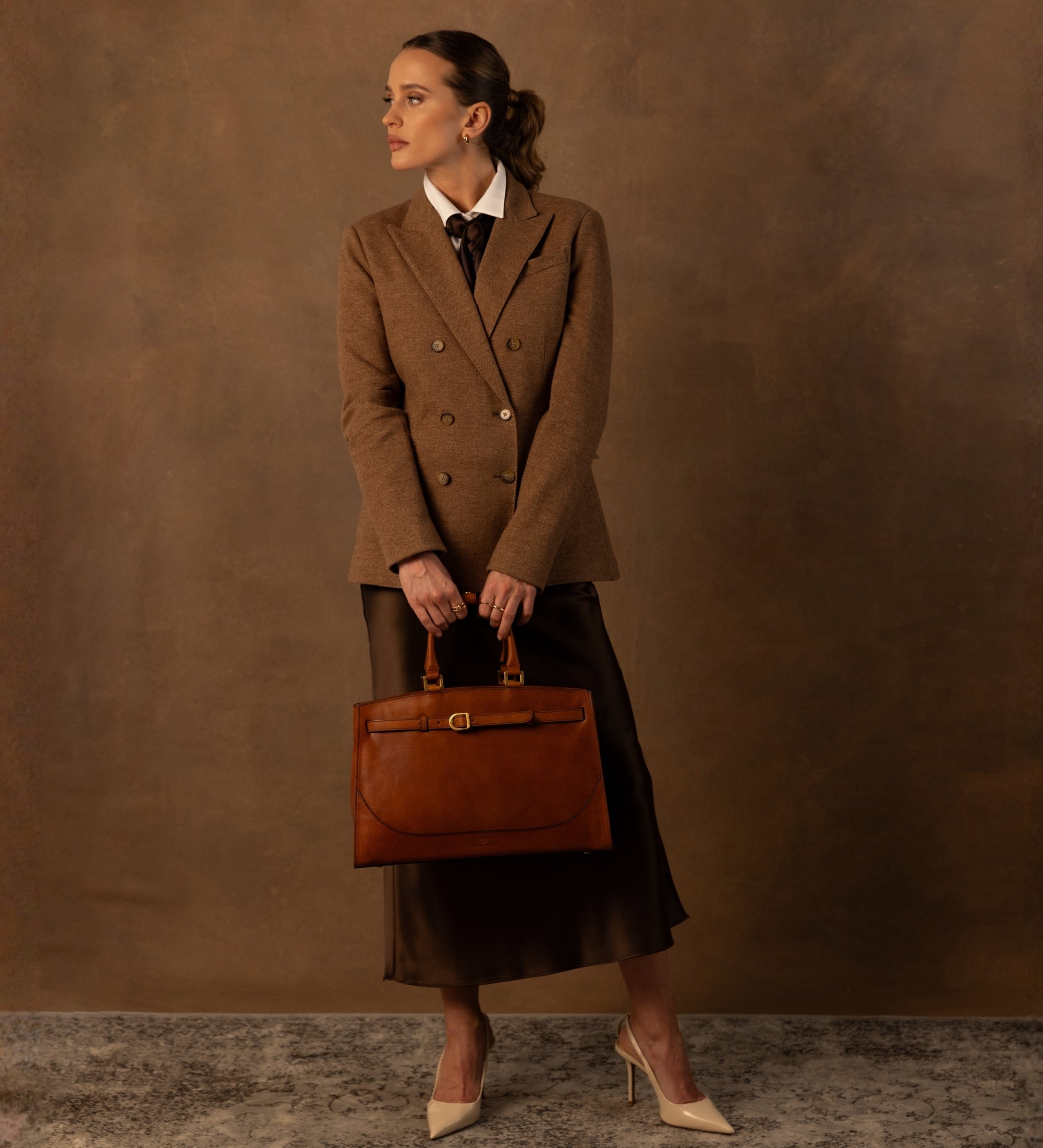 Bolso de mano de cuero para mujer: Shirley