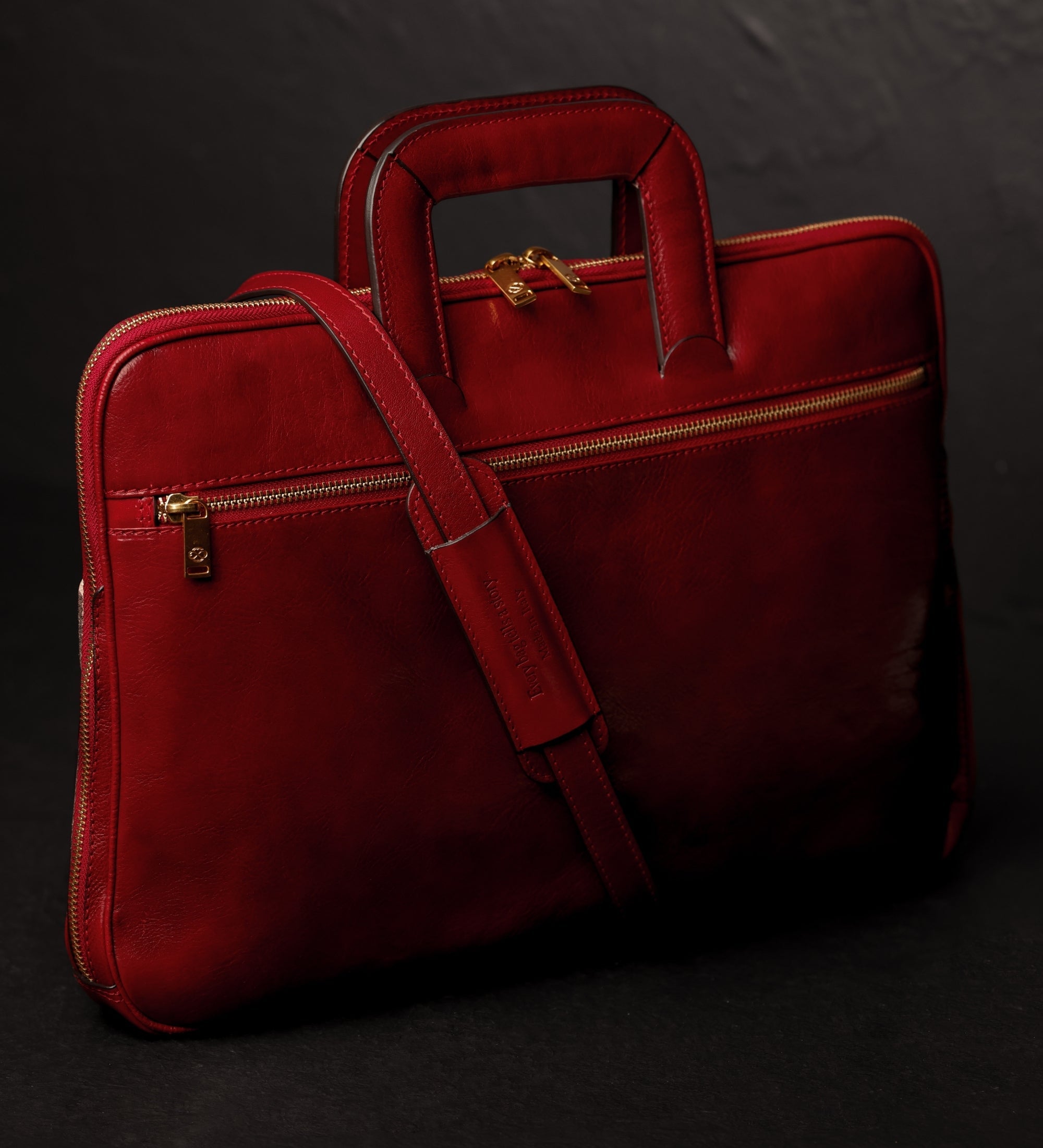 Bolso para portátil/maletín de cuero para mujer: Brave New World
