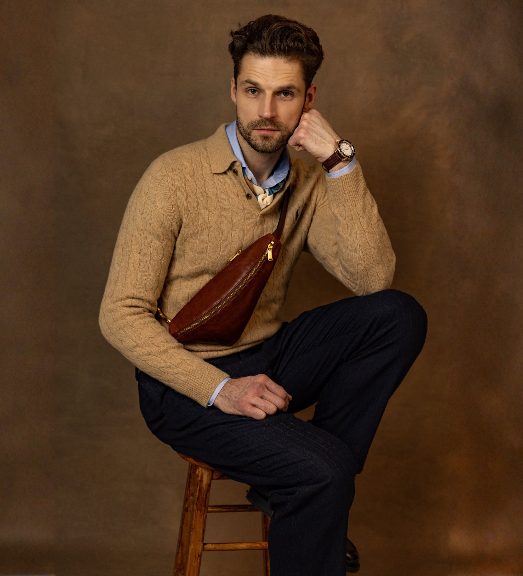 Riñonera cruzada de cuero: Tales of the City