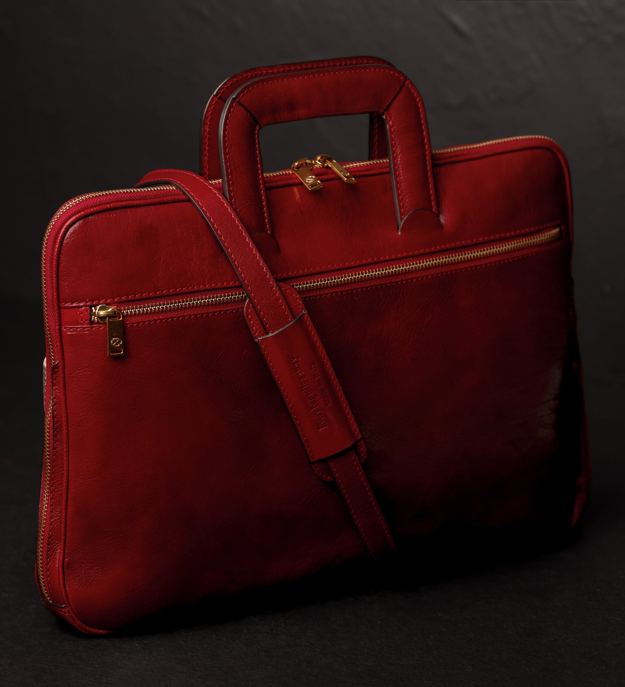 Bolso para portátil/maletín de cuero: Brave New World