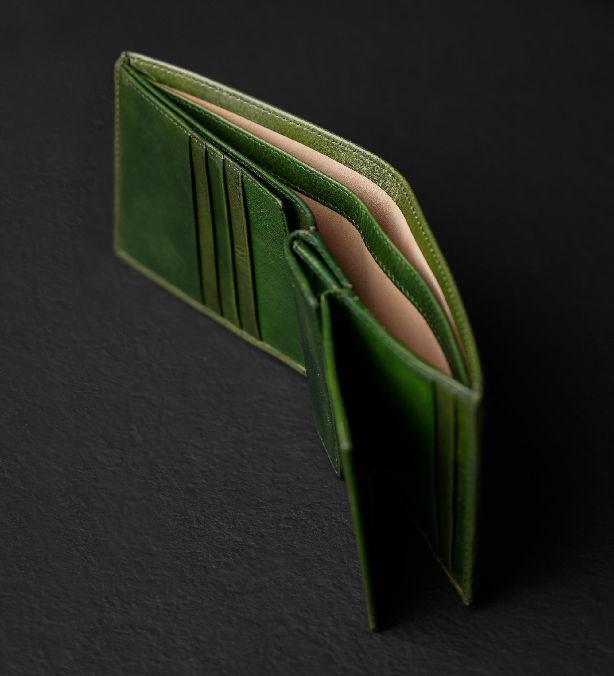 Cartera de cuero de doble compartimento: Daniel