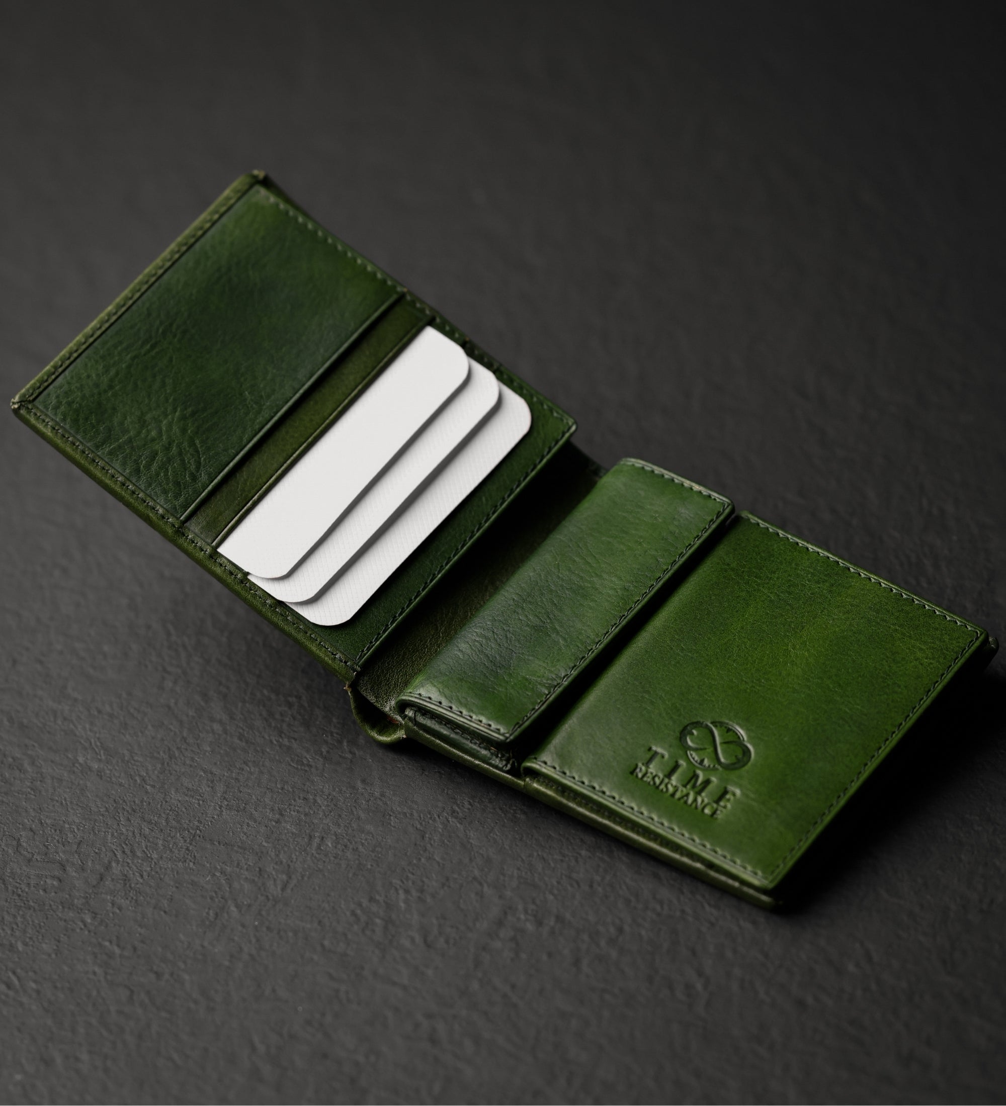 Cartera de cuero de doble compartimento: Daniel