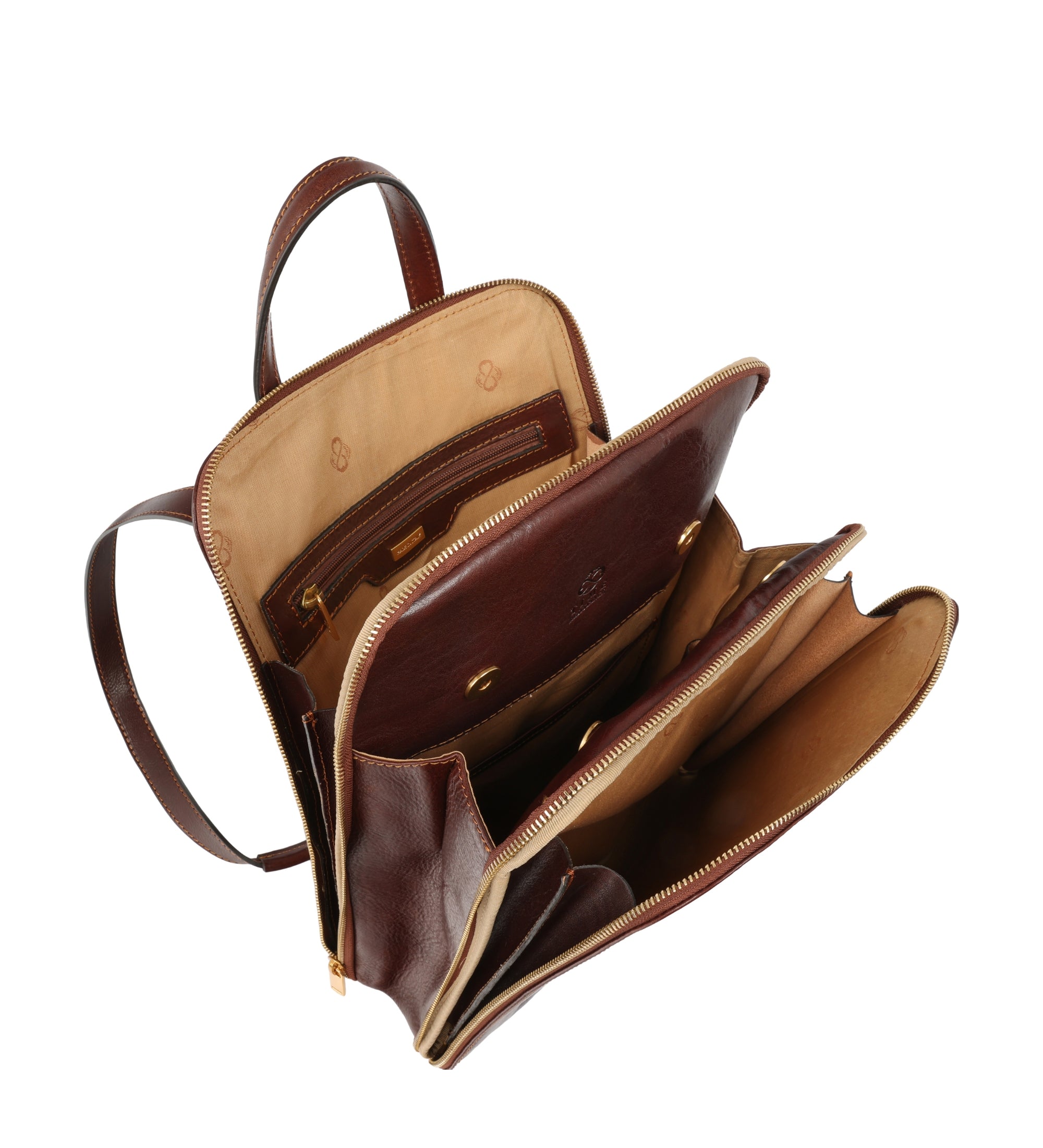 Bolso de hombro/mochila de cuero convertible para mujer: Clarissa