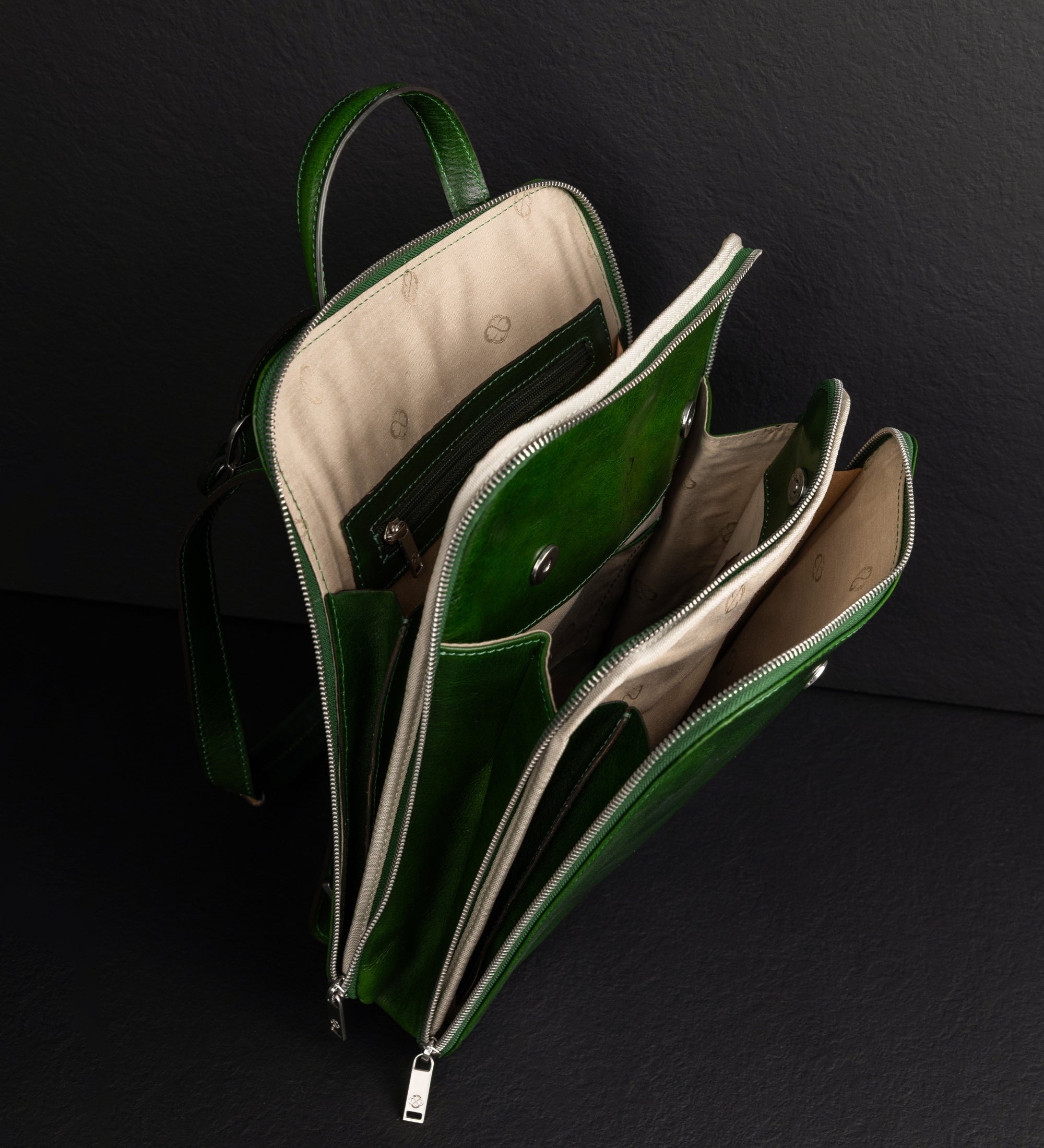 Bolso de hombro/mochila de cuero convertible para mujer: Clarissa
