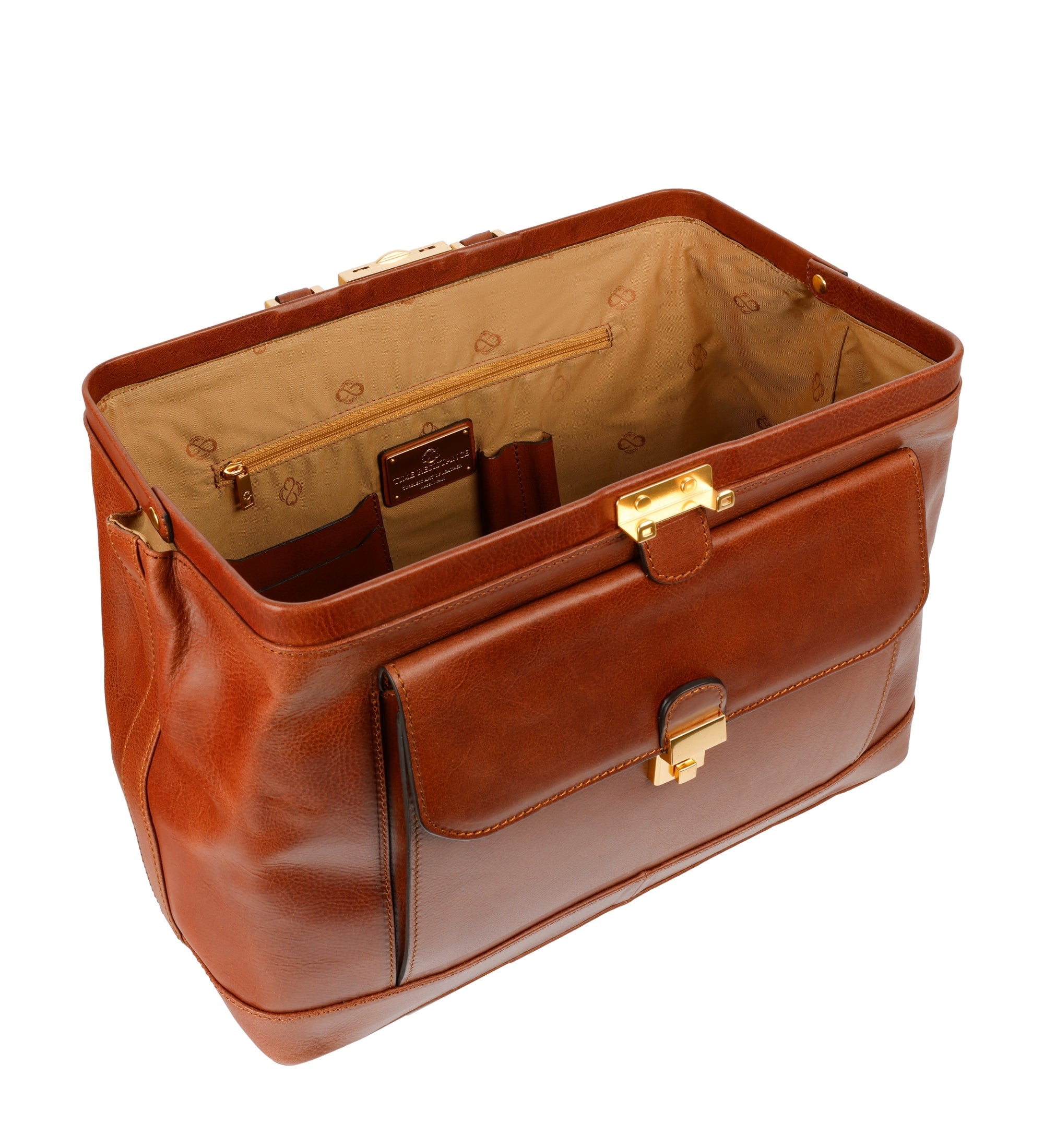 Bolso de médico de cuero italiano grande: Hamlet