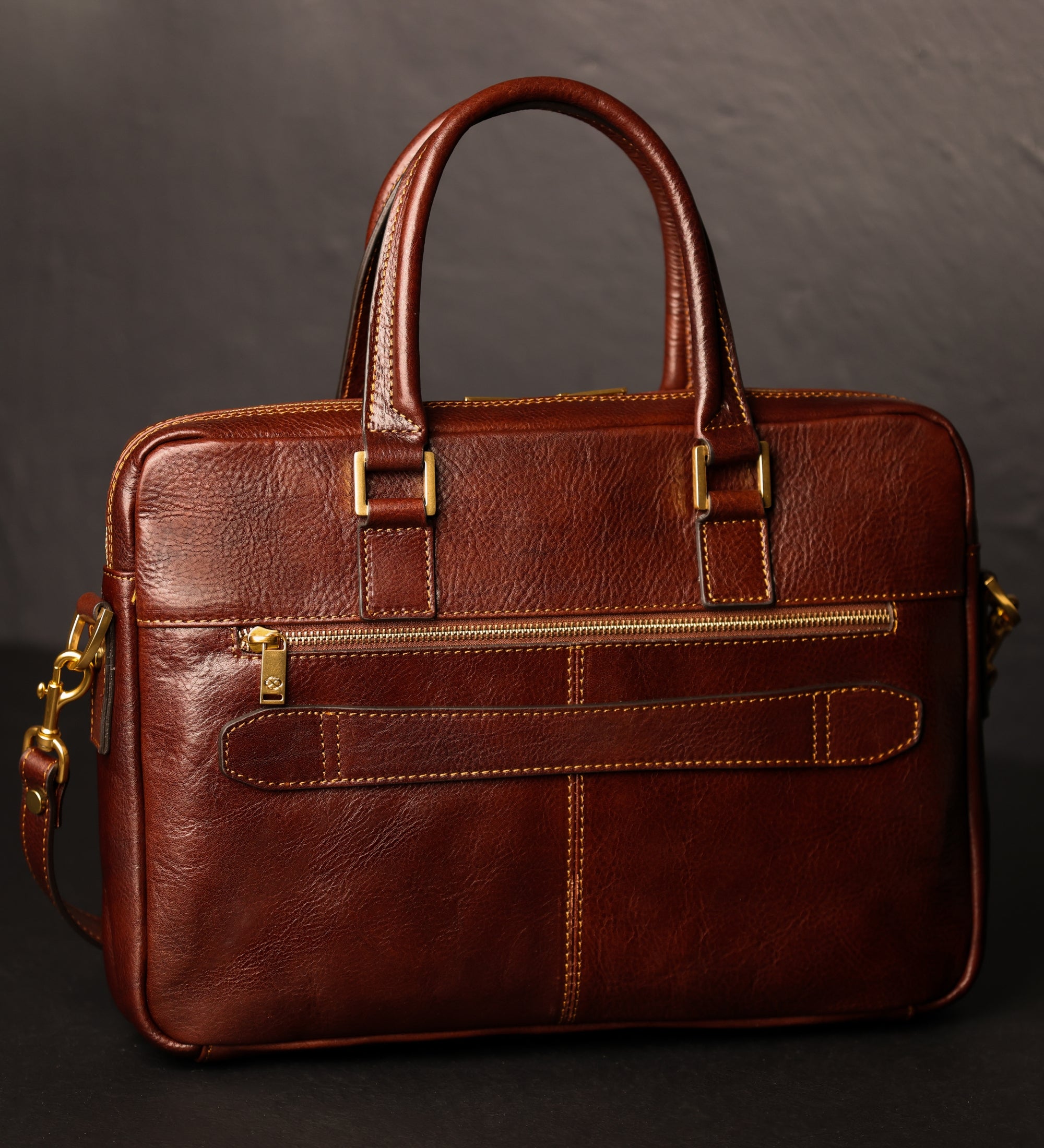 Bolso para portátil/maletín de cuero: Orlando