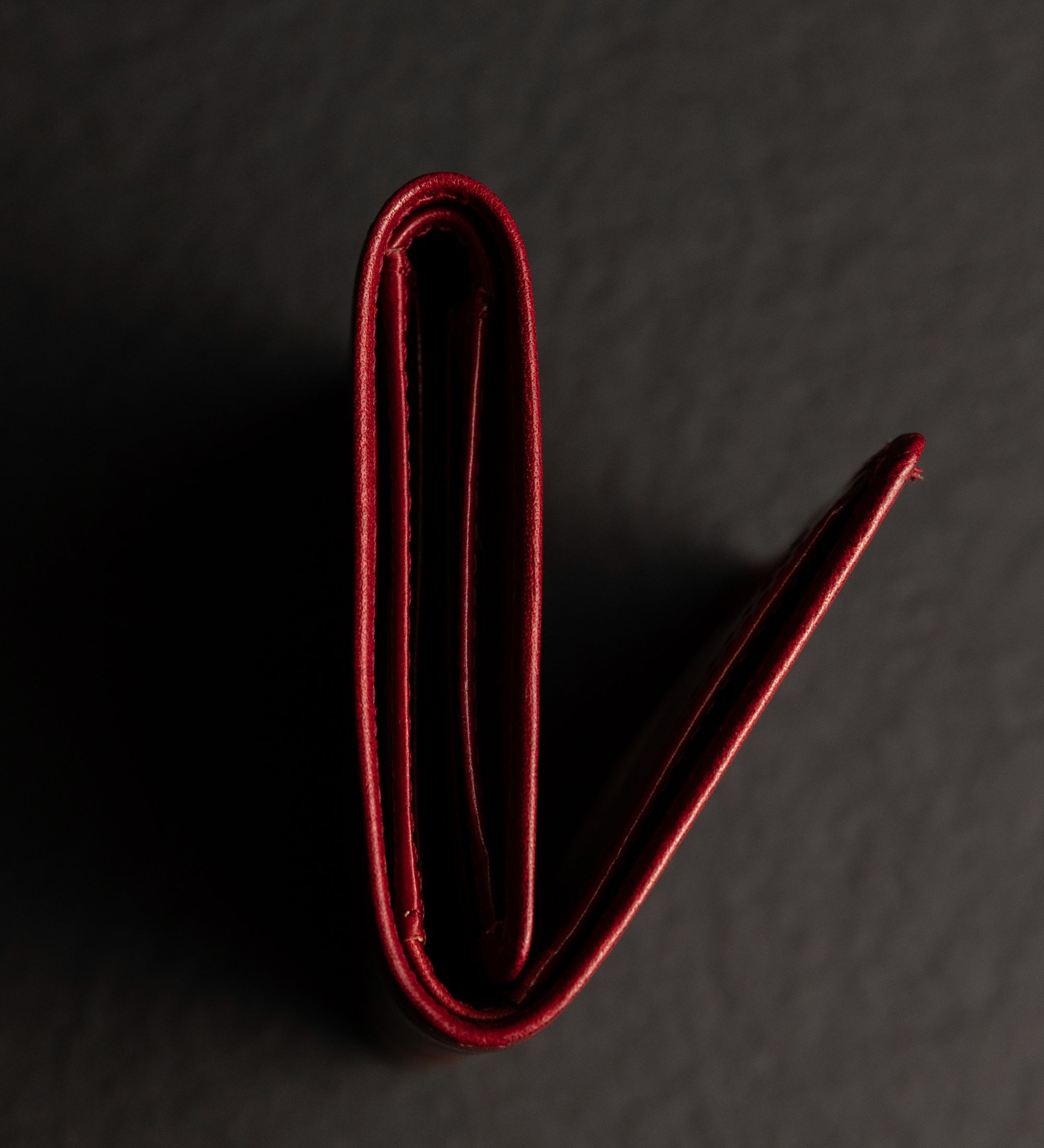 Cartera Trifold de Cuero - Red Harvest