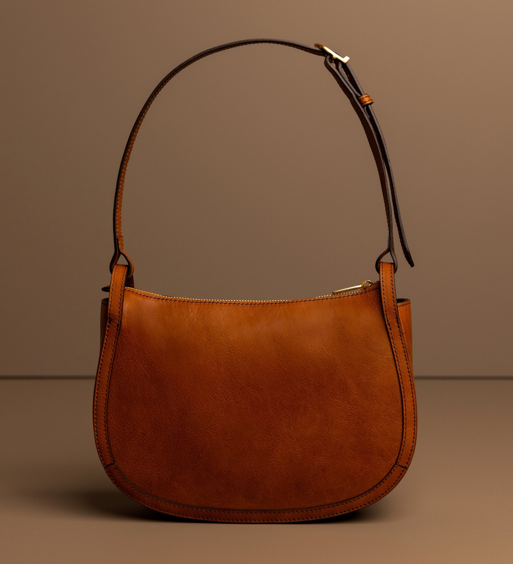 Bolso hobo de cuero para mujer: La Noia