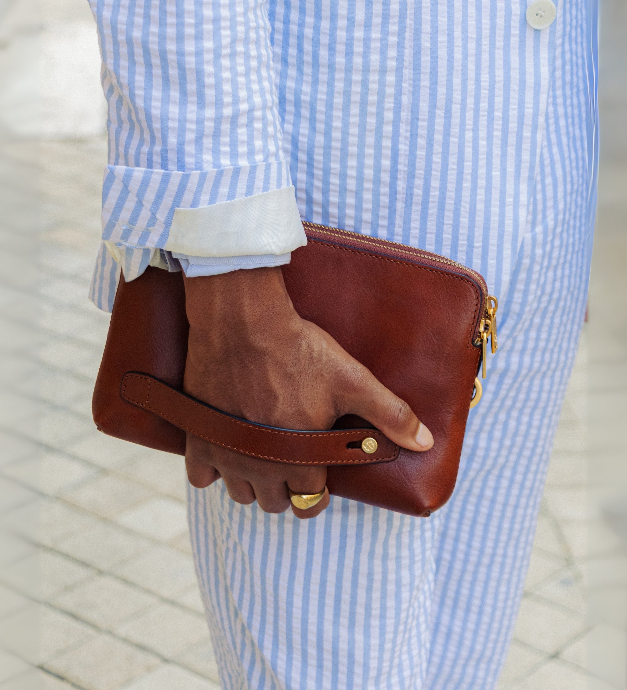Cartera de mano de cuero: Ulysses
