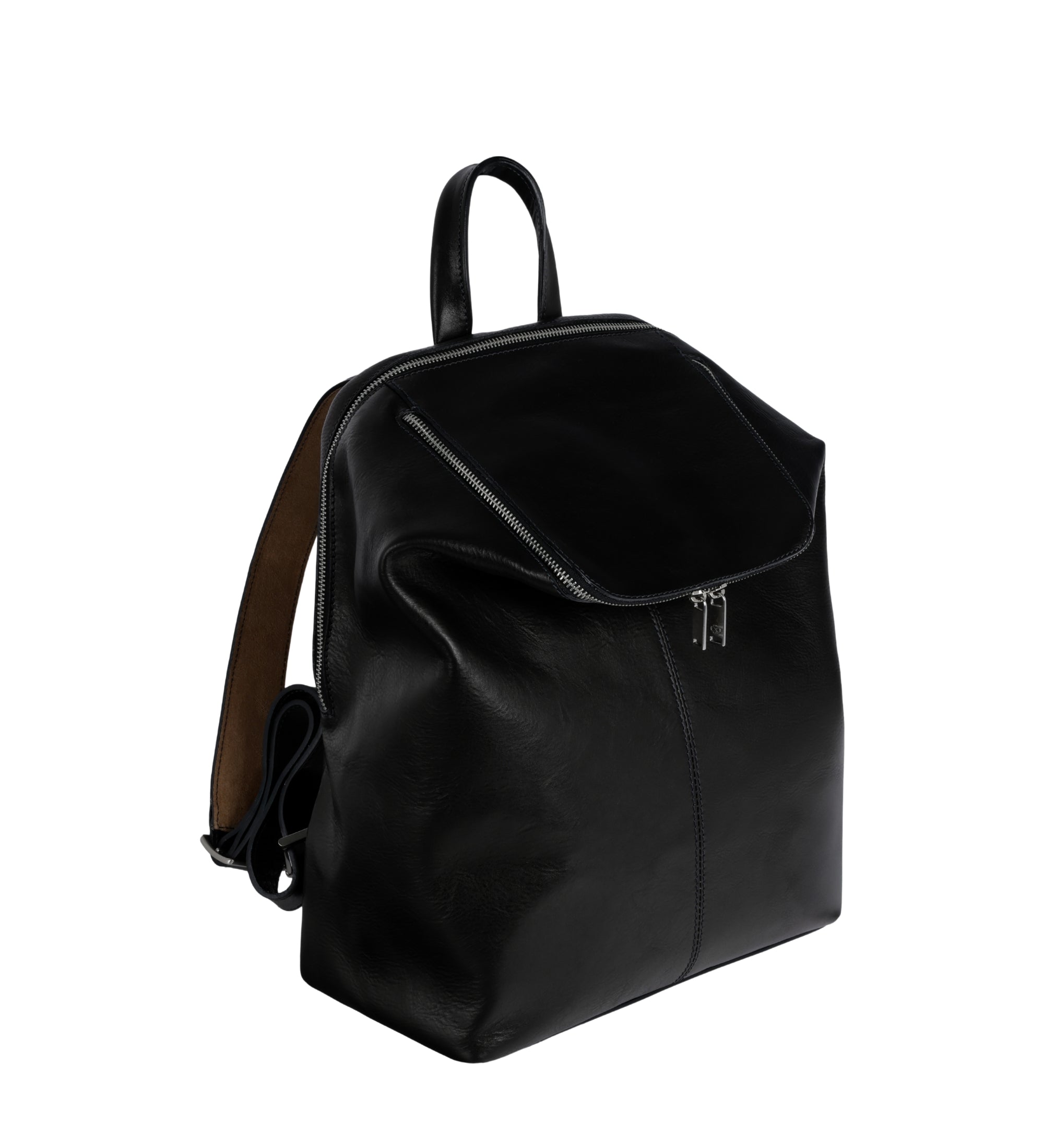 Mochila de cuero para mujer: A Bend in the River