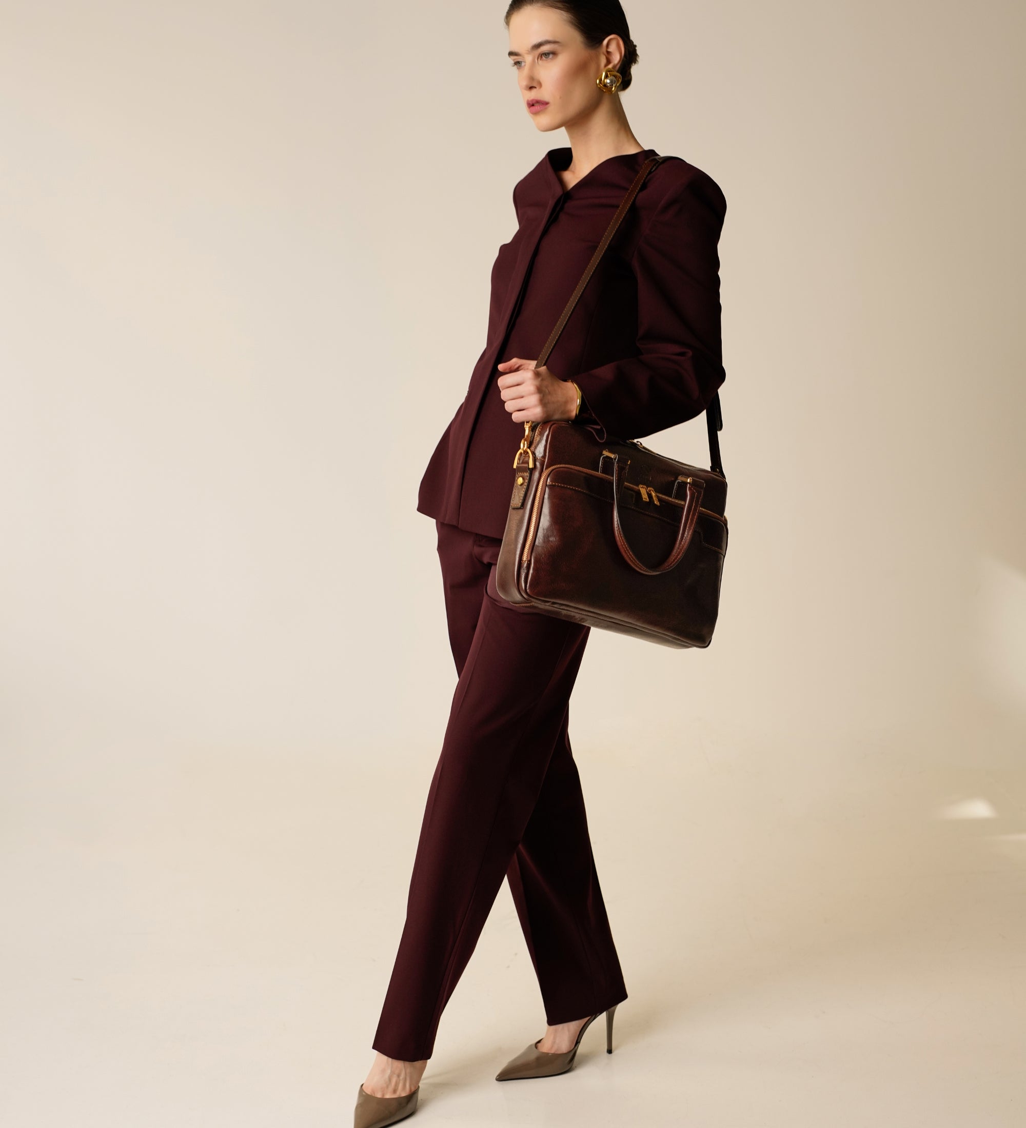 Bolso para portátil/maletín de cuero para mujer: Orlando