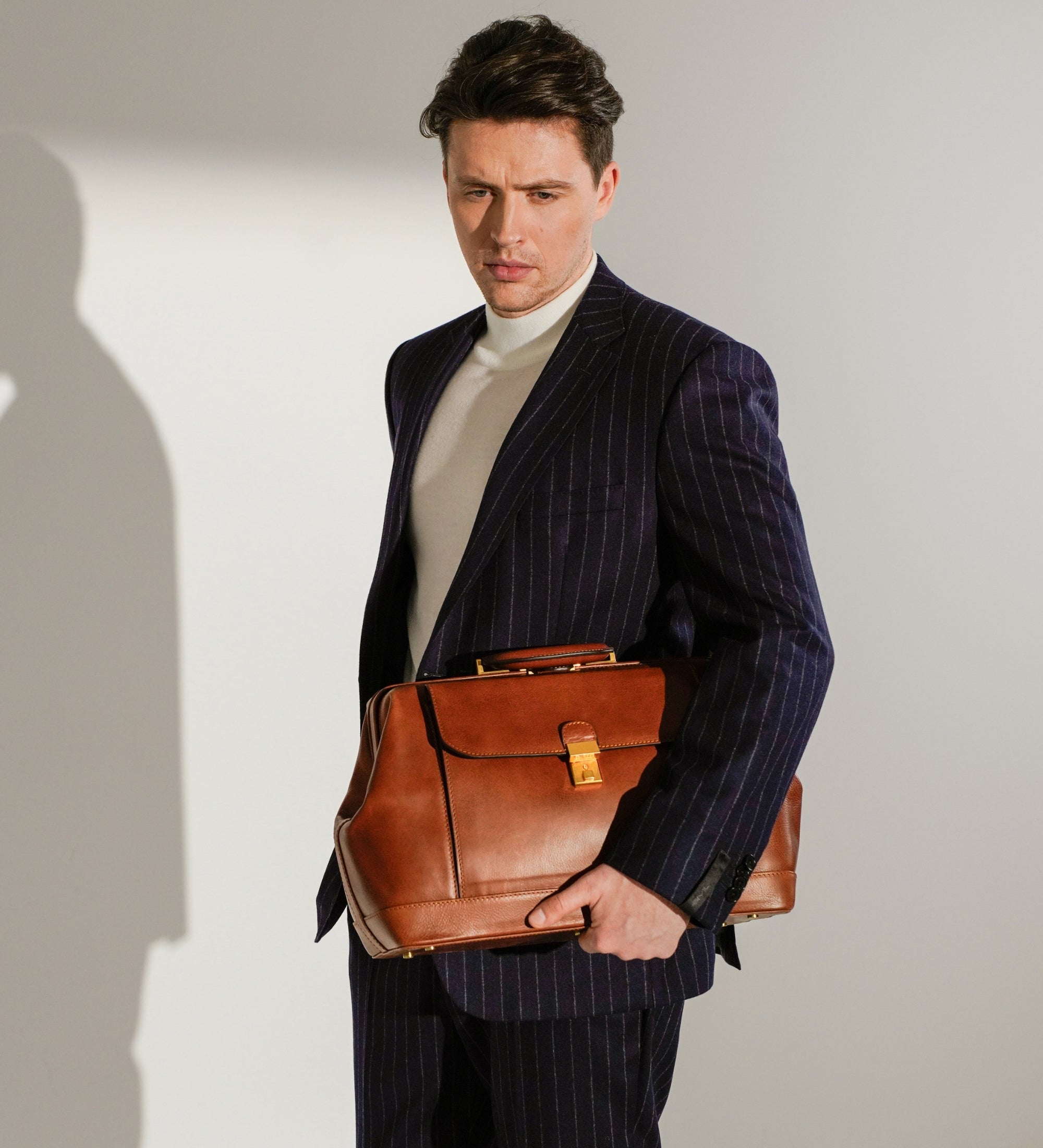 Bolso de médico de cuero italiano grande: Hamlet