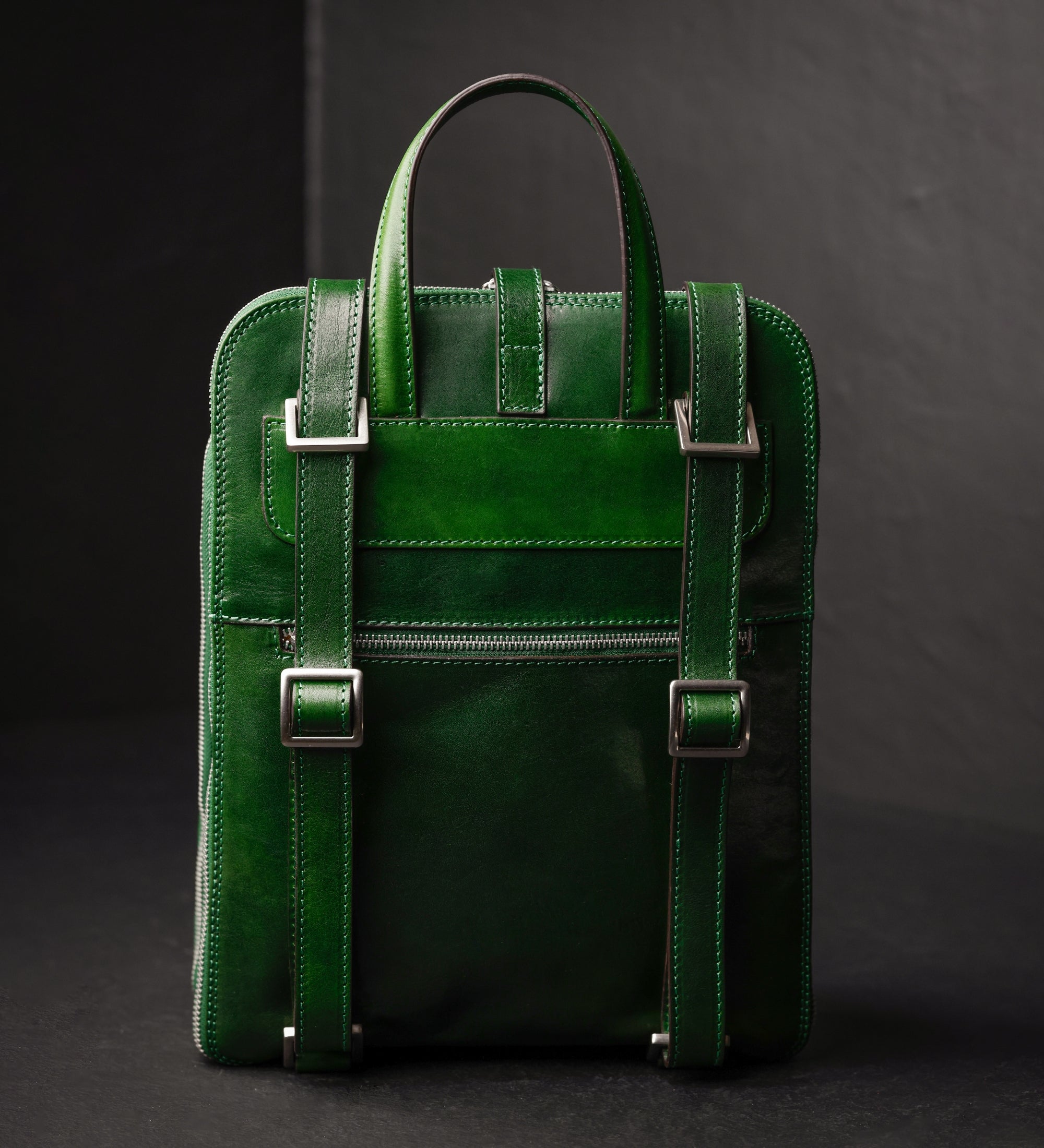 Bolso de hombro/mochila de cuero convertible para mujer: Clarissa