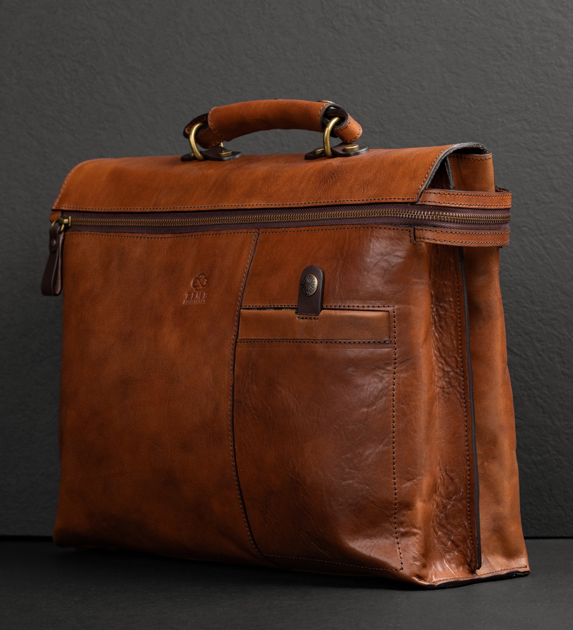Bolso para portátil/maletín de cuero marrón: From Here to Eternity